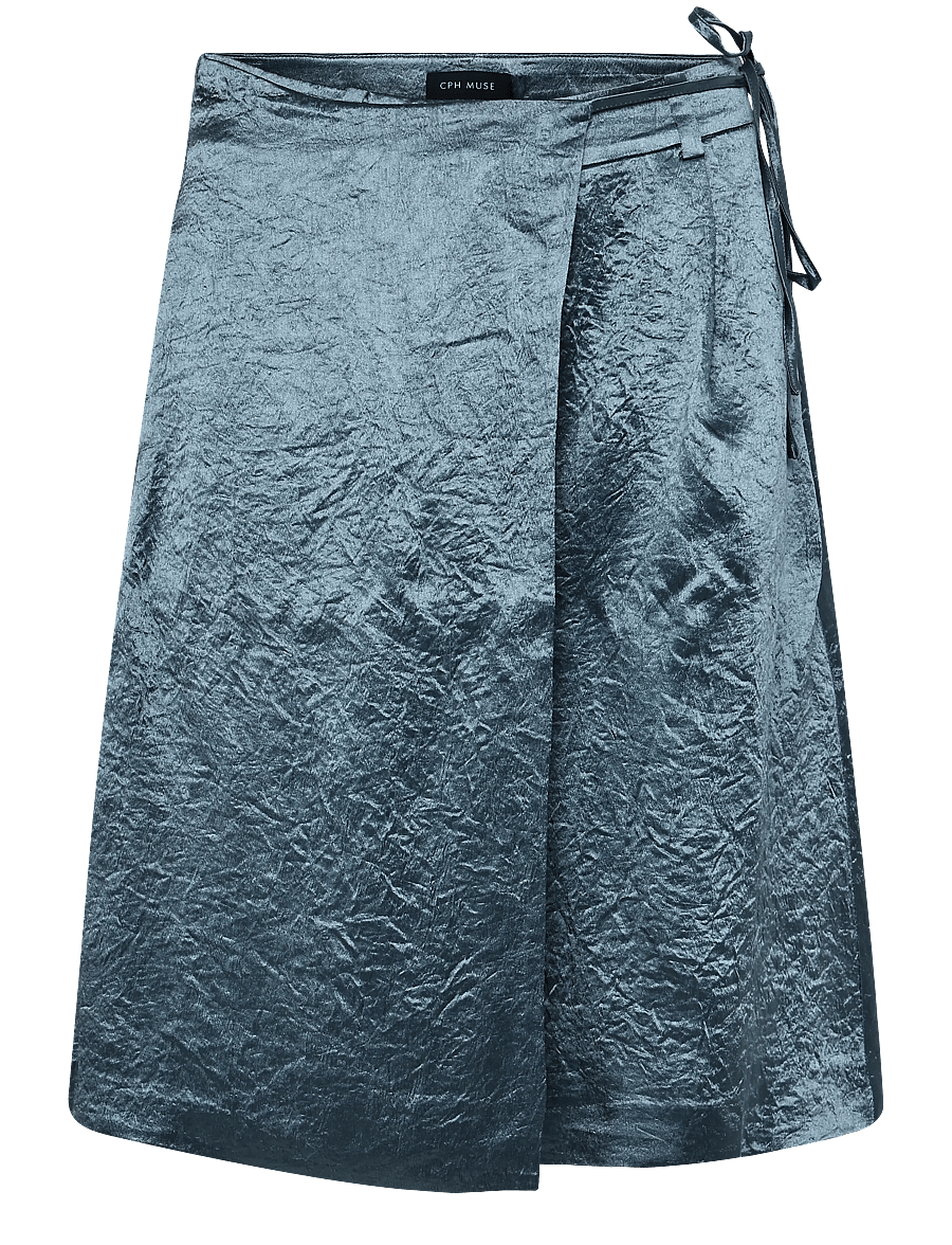 Copenhagen Muse - CMSASHA-PANTS - bermudashorts - blue mirage - 0