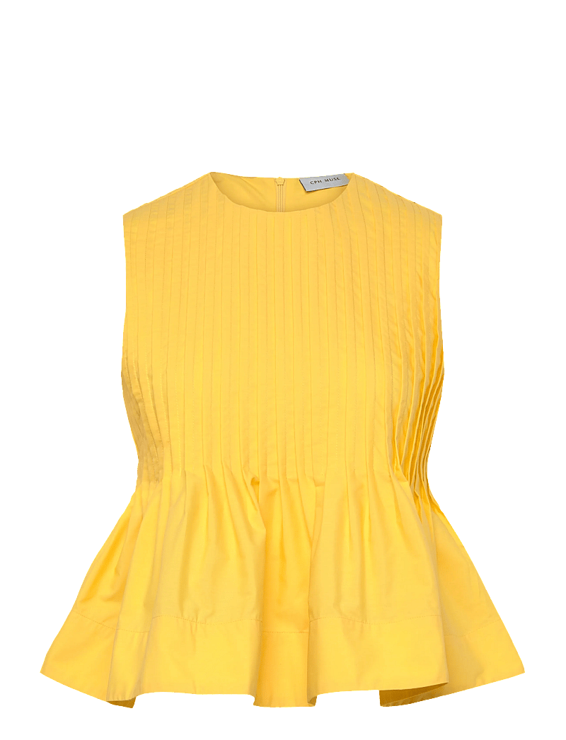 Copenhagen Muse - CMPLEAT-BLOUSE - Ärmellose blusen - mimosa - 0