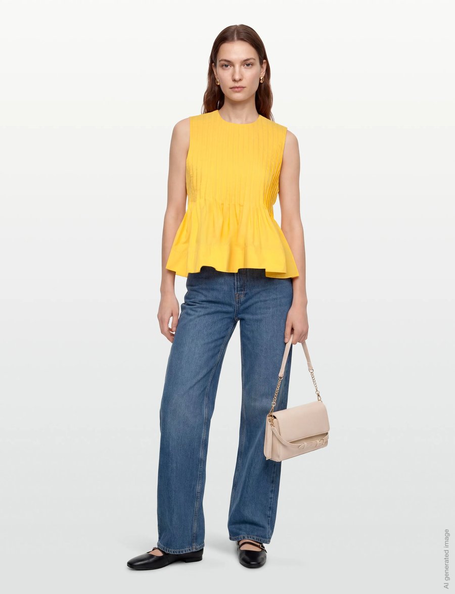 Copenhagen Muse - CMPLEAT-BLOUSE - blūzes bez piedurknēm - mimosa - 0