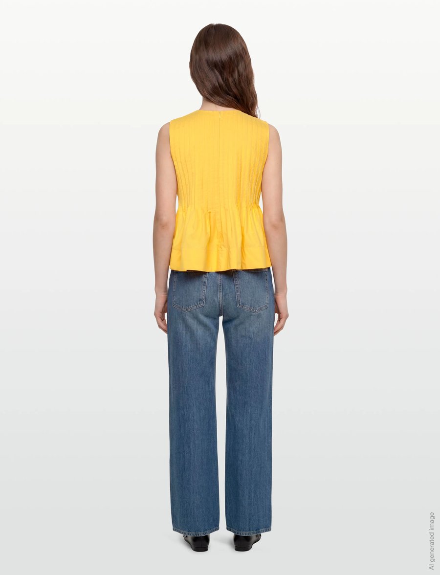 Copenhagen Muse - CMPLEAT-BLOUSE - blūzes bez piedurknēm - mimosa - 4
