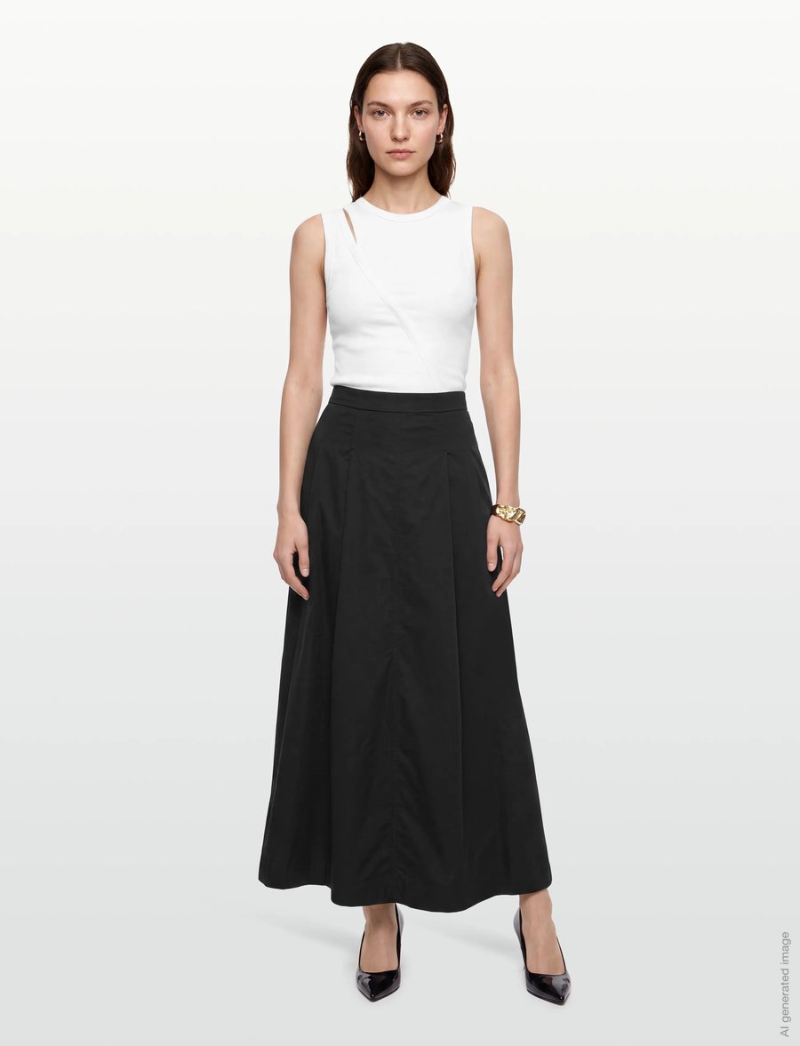 Copenhagen Muse - CMMELANIE-SKIRT - jupes plissées - black - 0