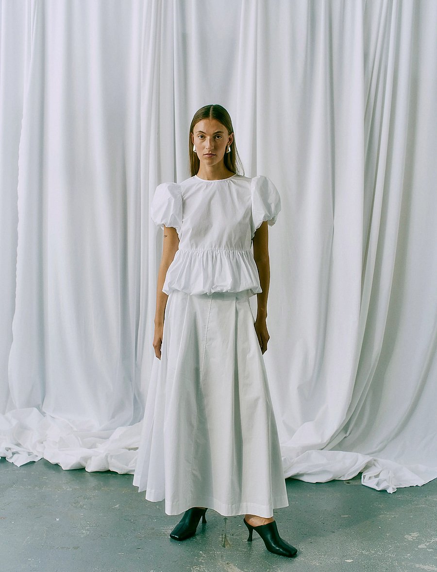 Copenhagen Muse - CMMELANIE-SKIRT - plisserede nederdele - bright white - 3