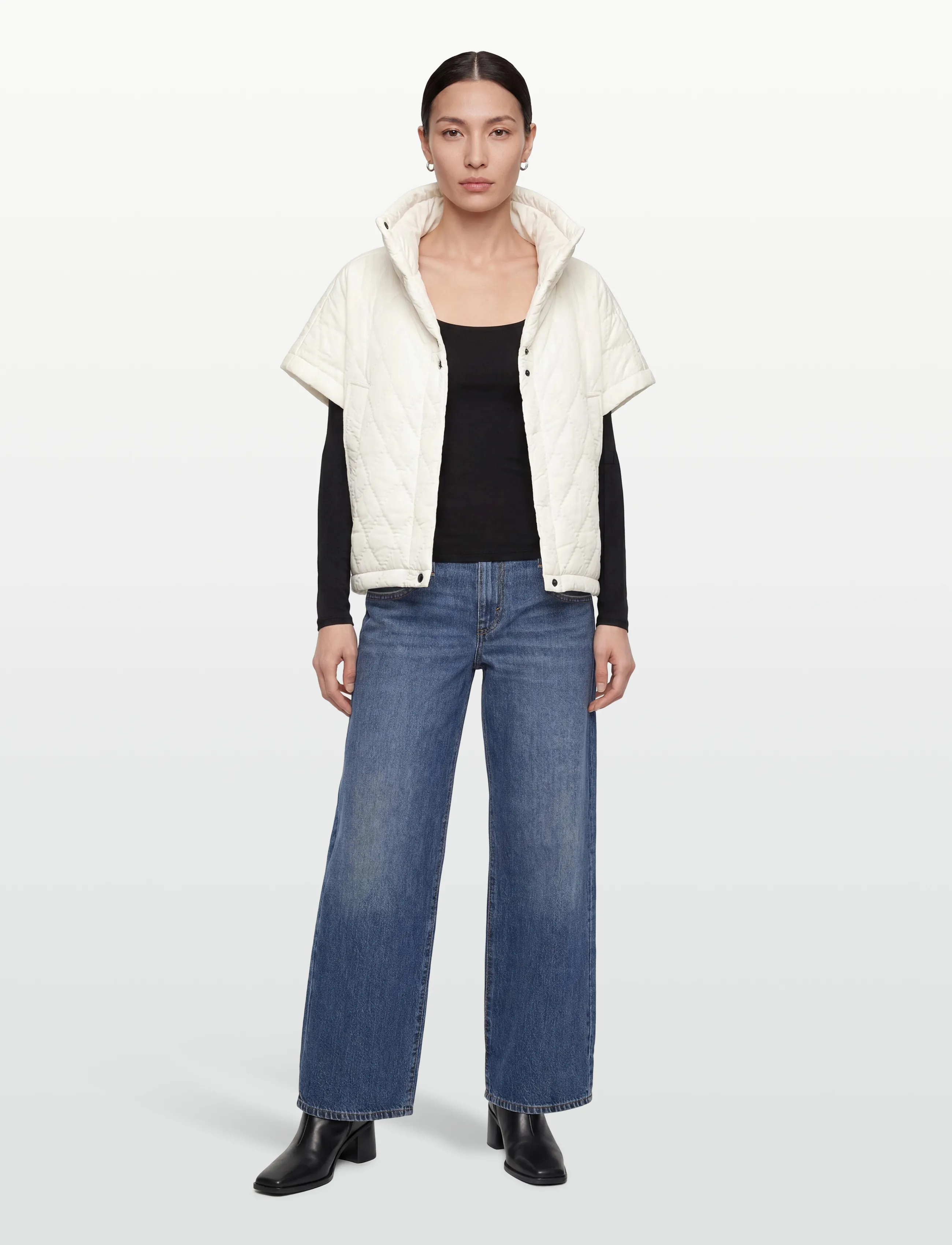 Copenhagen Muse cmnet-Cape, L/XL, Cream, Jakker > Vatteret Jakke, Dame