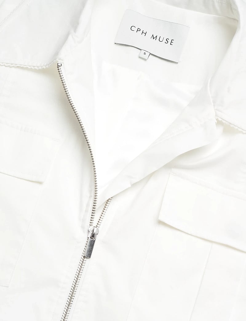 Copenhagen Muse - CMSANDRA-JACKET - utility-jakker - bright white - 5