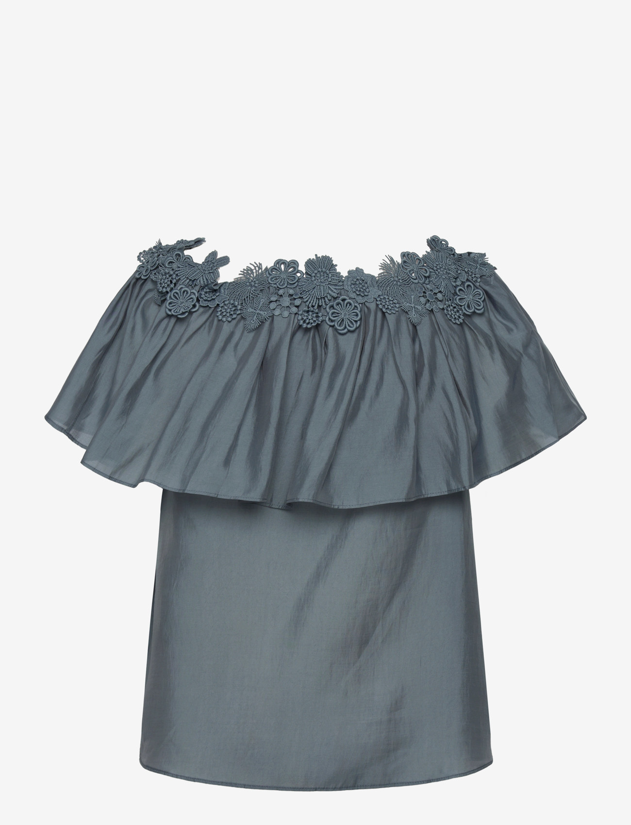 Copenhagen Muse - CMMOLLY-BLOUSE - kortærmede bluser - blue mirage - 1