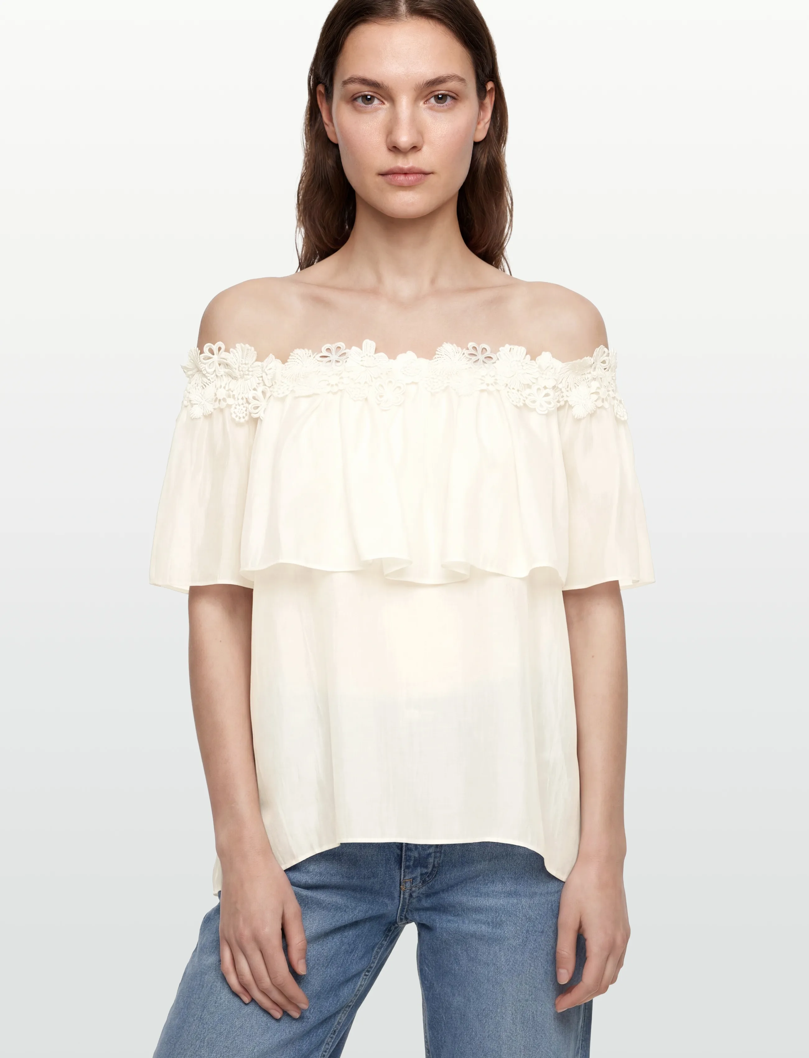 Copenhagen Muse - CMMOLLY-BLOUSE - kortärmade blusar - jet stream - 3