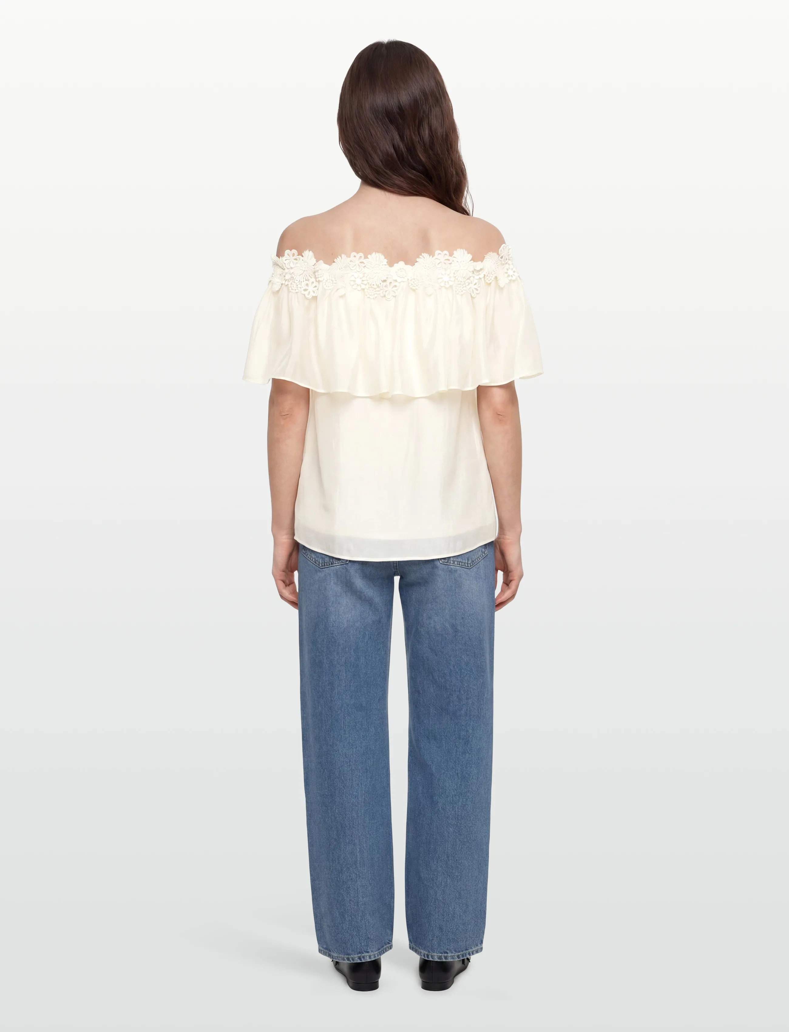 Copenhagen Muse - CMMOLLY-BLOUSE - kortärmade blusar - jet stream - 4