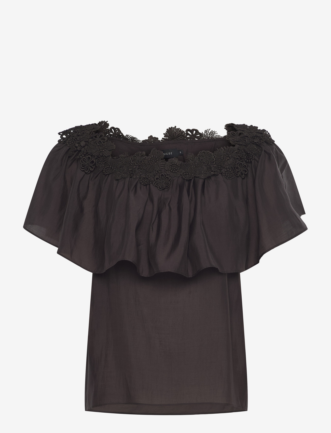 Copenhagen Muse - CMMOLLY-BLOUSE - kurzämlige blusen - mulch - 0