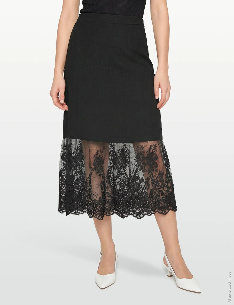 Copenhagen Muse - CMTENLEY-SKIRT - wickelröcke - black - 3