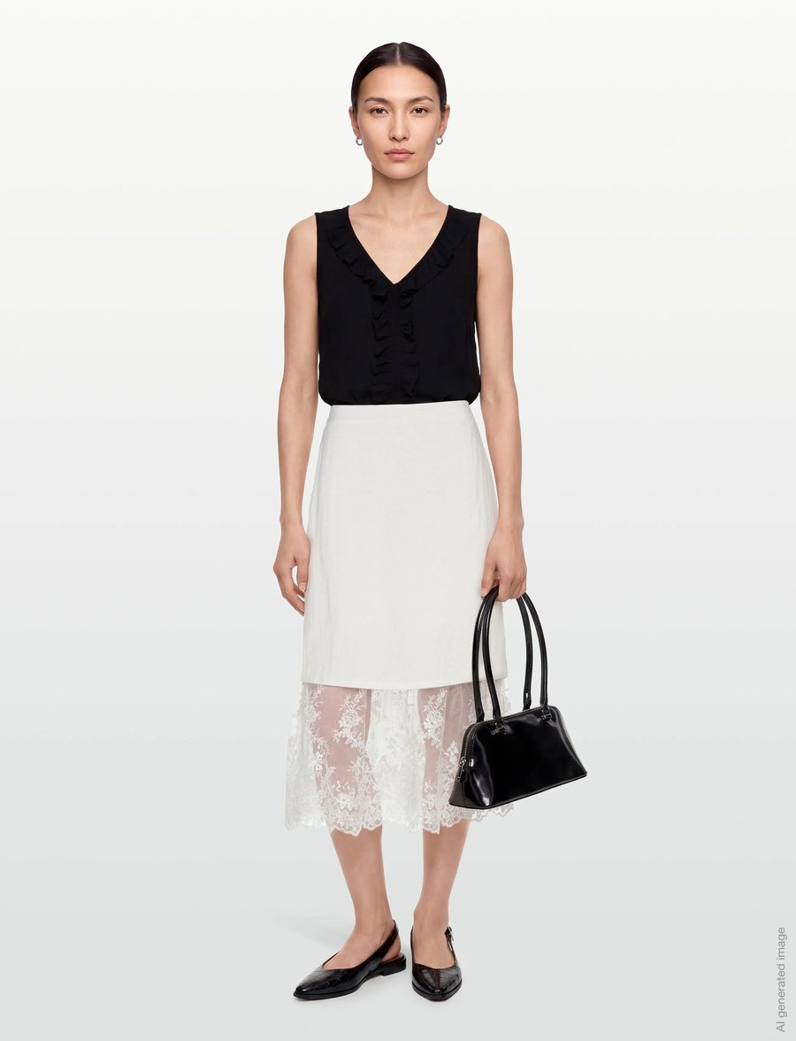 Copenhagen Muse - CMTENLEY-SKIRT - wickelröcke - jet stream - 0