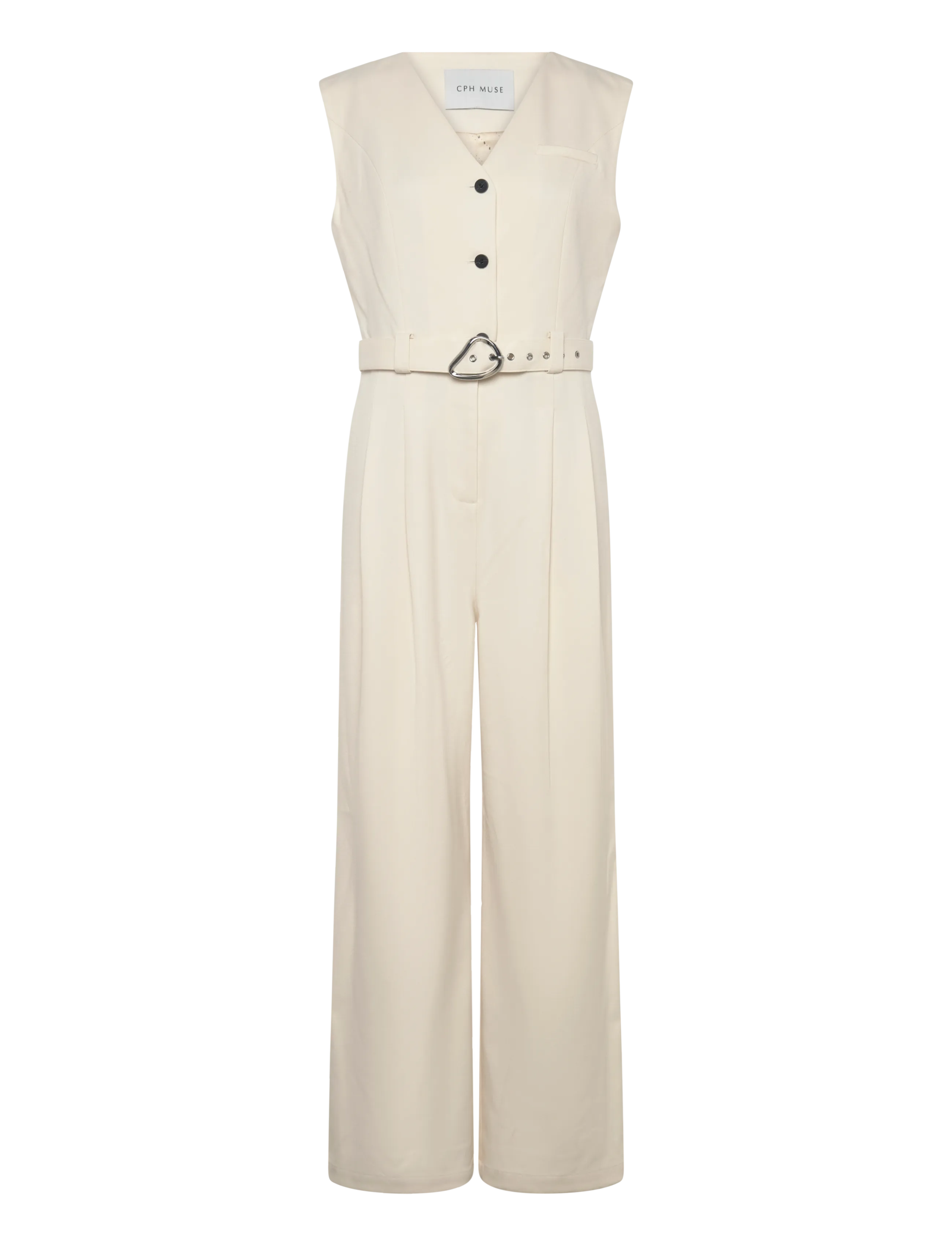 Copenhagen Muse CMTAILOR-JUMPSUIT - Nýkomið - JET STREAM / black