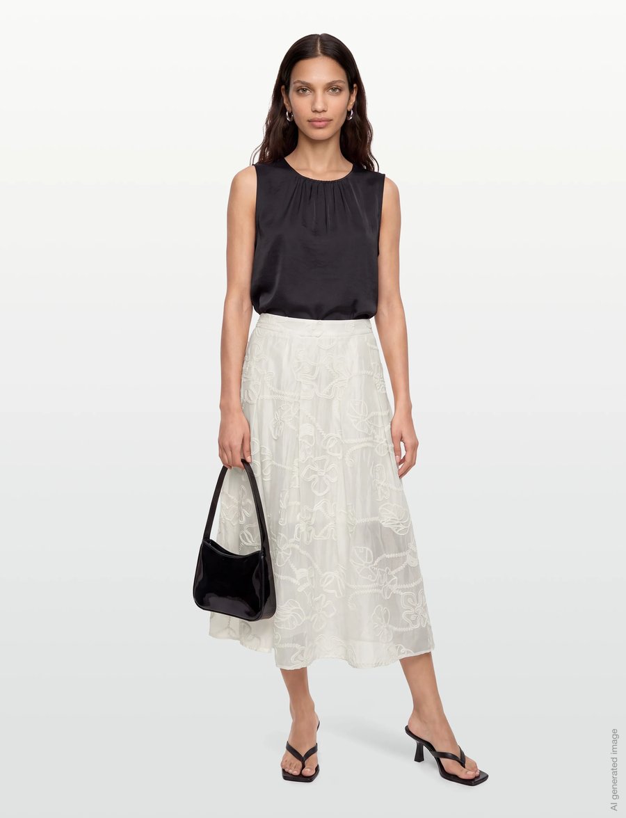 Copenhagen Muse - CMMALIAN-SKIRT - jet stream - 0