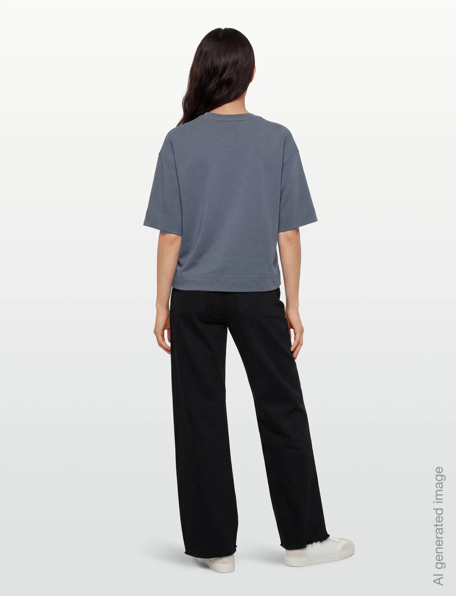 Copenhagen Muse - CMMUSE-TEE - t-shirts - blue mirage - 4