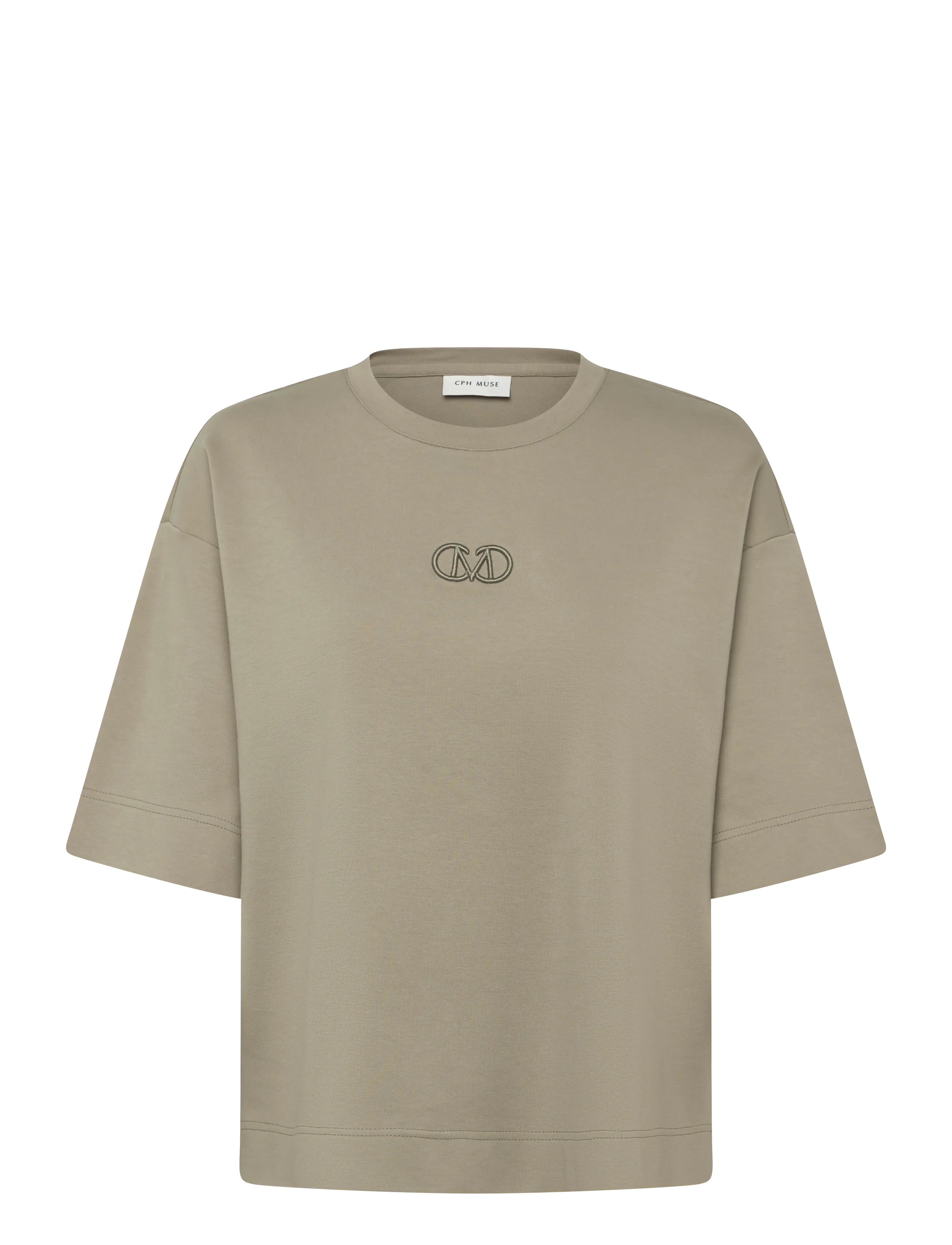 COPENHAGEN MUSE Cmmuse-Tee Khaki - XS - Damen