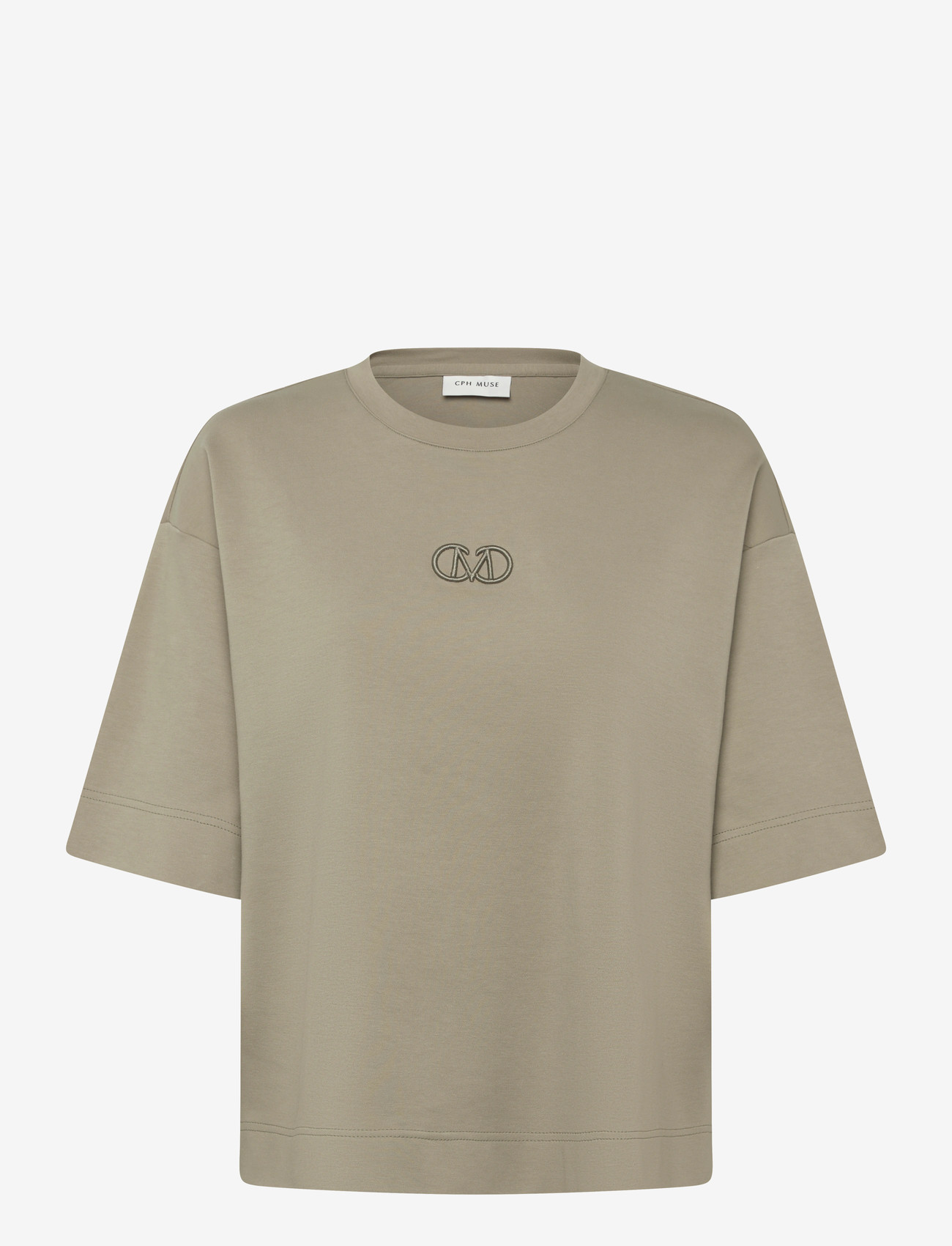 Copenhagen Muse - CMMUSE-TEE - t-shirts - seagrass - 1
