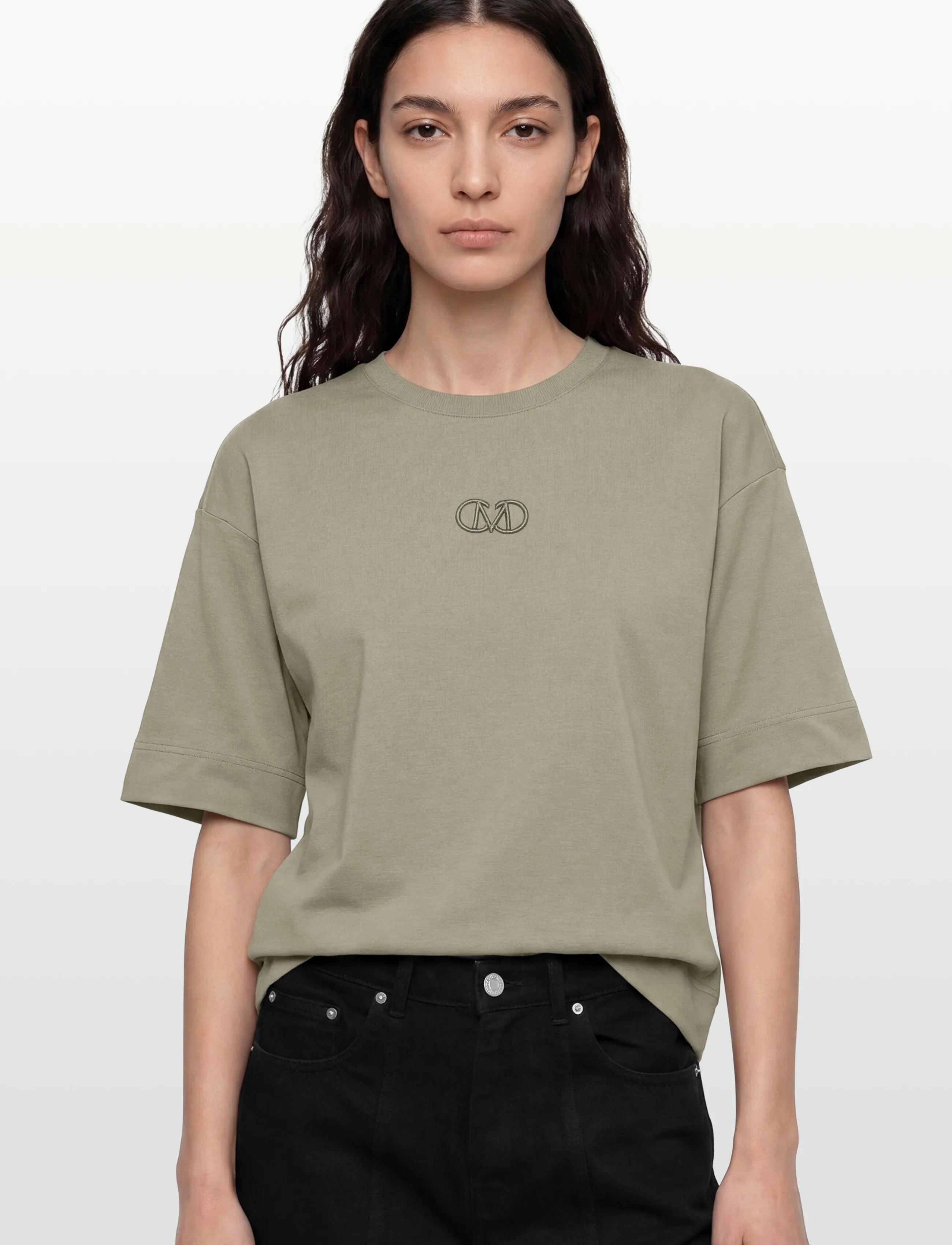 Copenhagen Muse - CMMUSE-TEE - t-shirts - seagrass - 3
