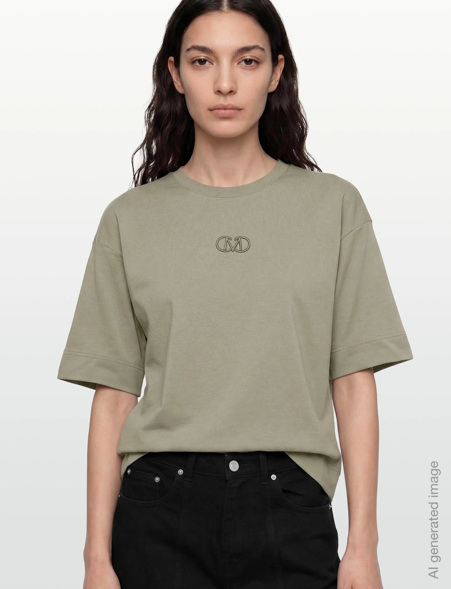 Copenhagen Muse - CMMUSE-TEE - t-shirts - seagrass - 3