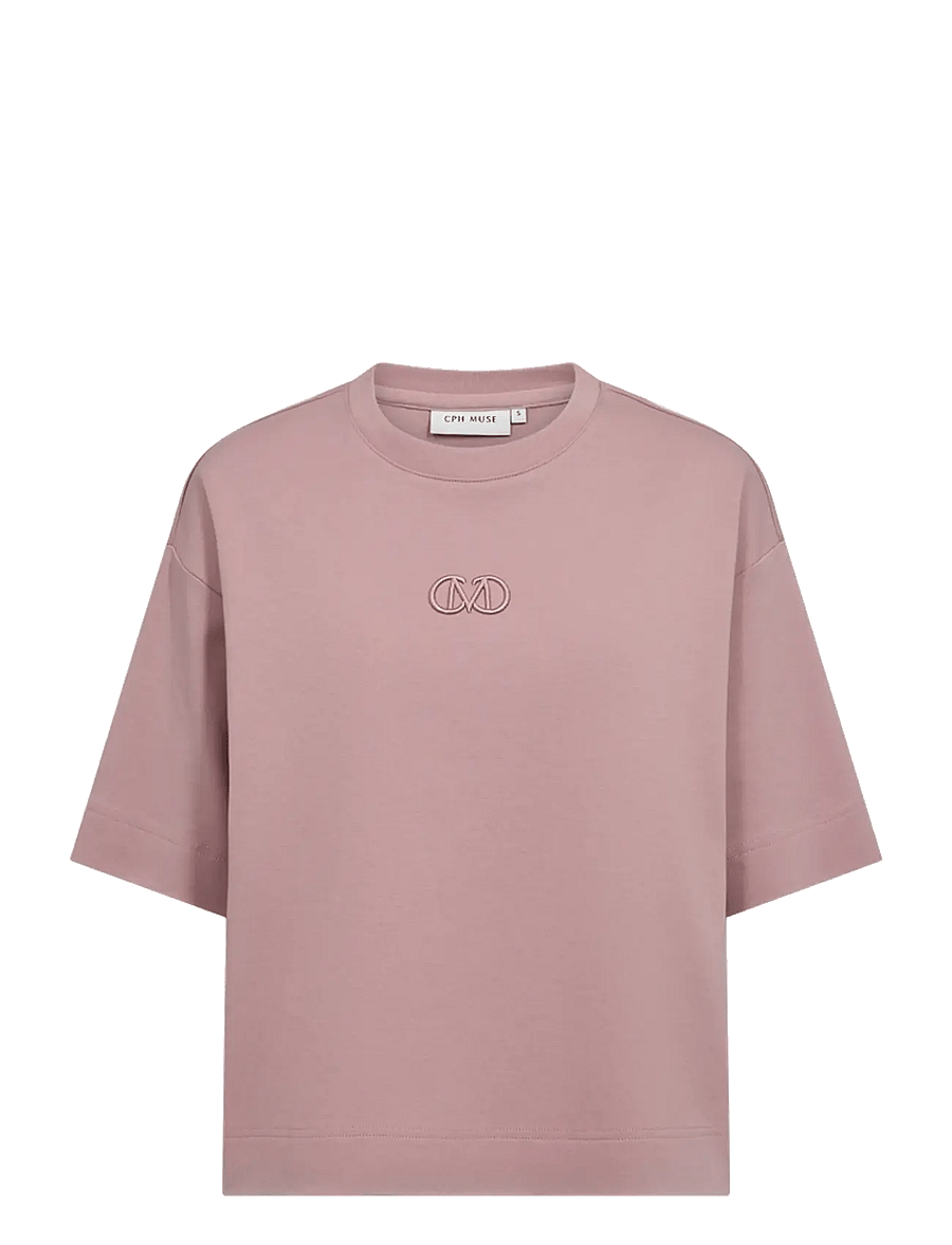 Copenhagen Muse - CMMUSE-TEE - t-shirts - woodrose - 0
