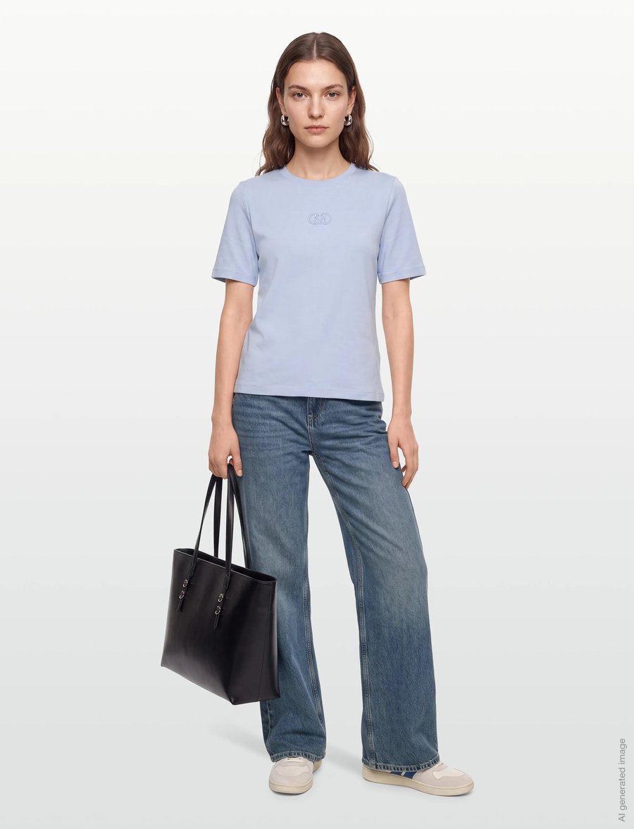 Copenhagen Muse - CMMUSE-TEE - t-shirts - heather - 0