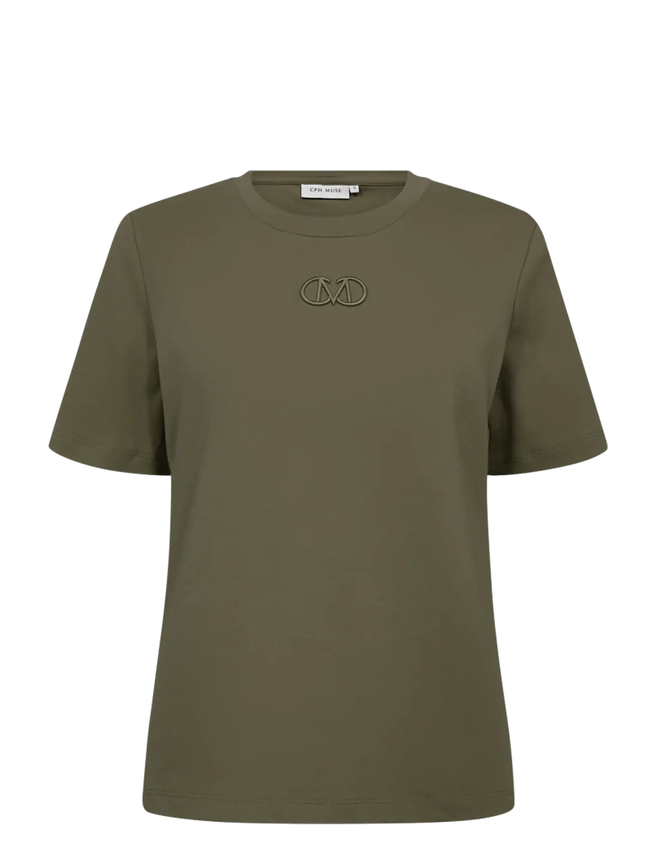 Copenhagen Muse CMMUSE-TEE - T-Shirts & Tops - IVY GREEN / khaki/green