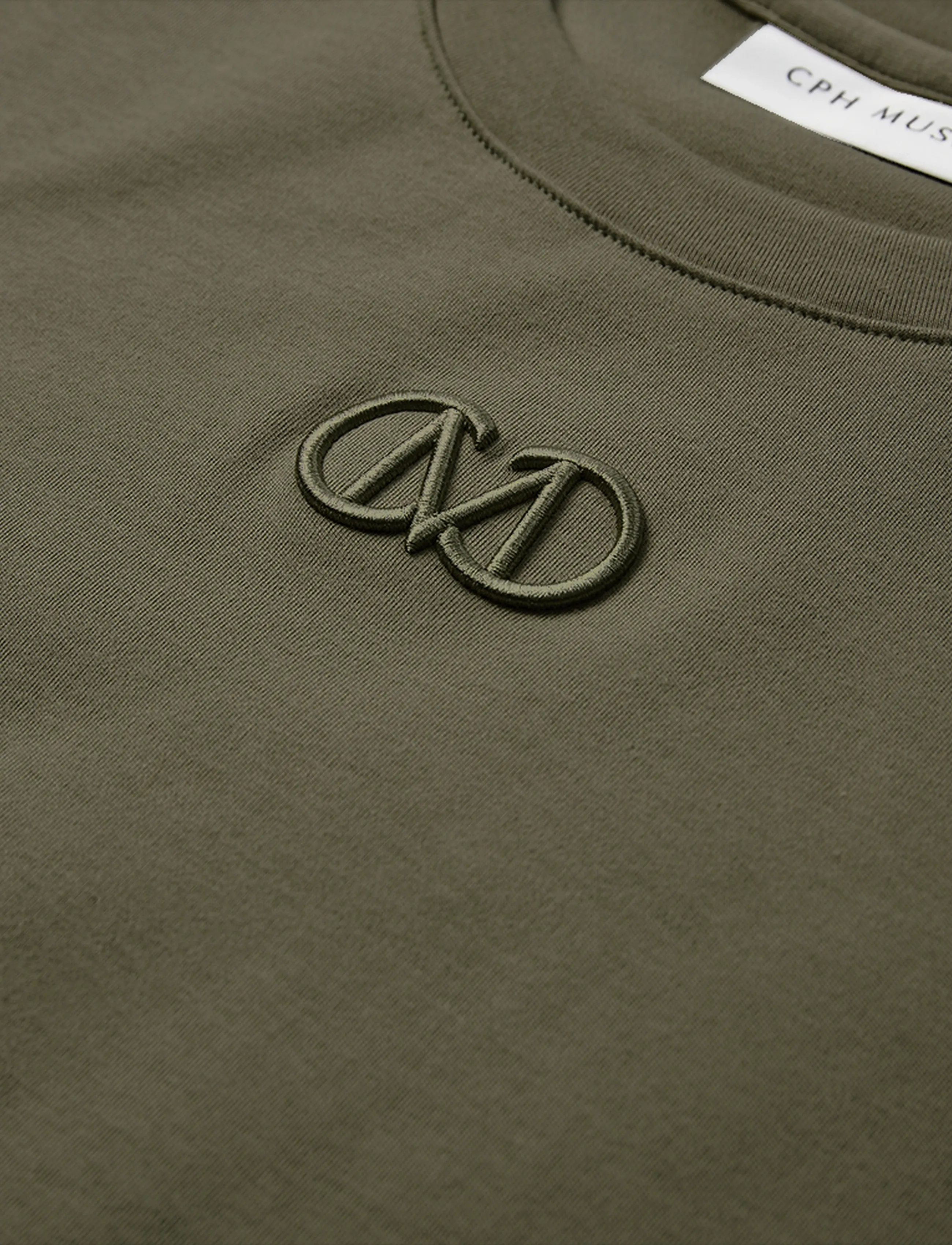 Copenhagen Muse - CMMUSE-TEE - t-shirts - ivy green - 4