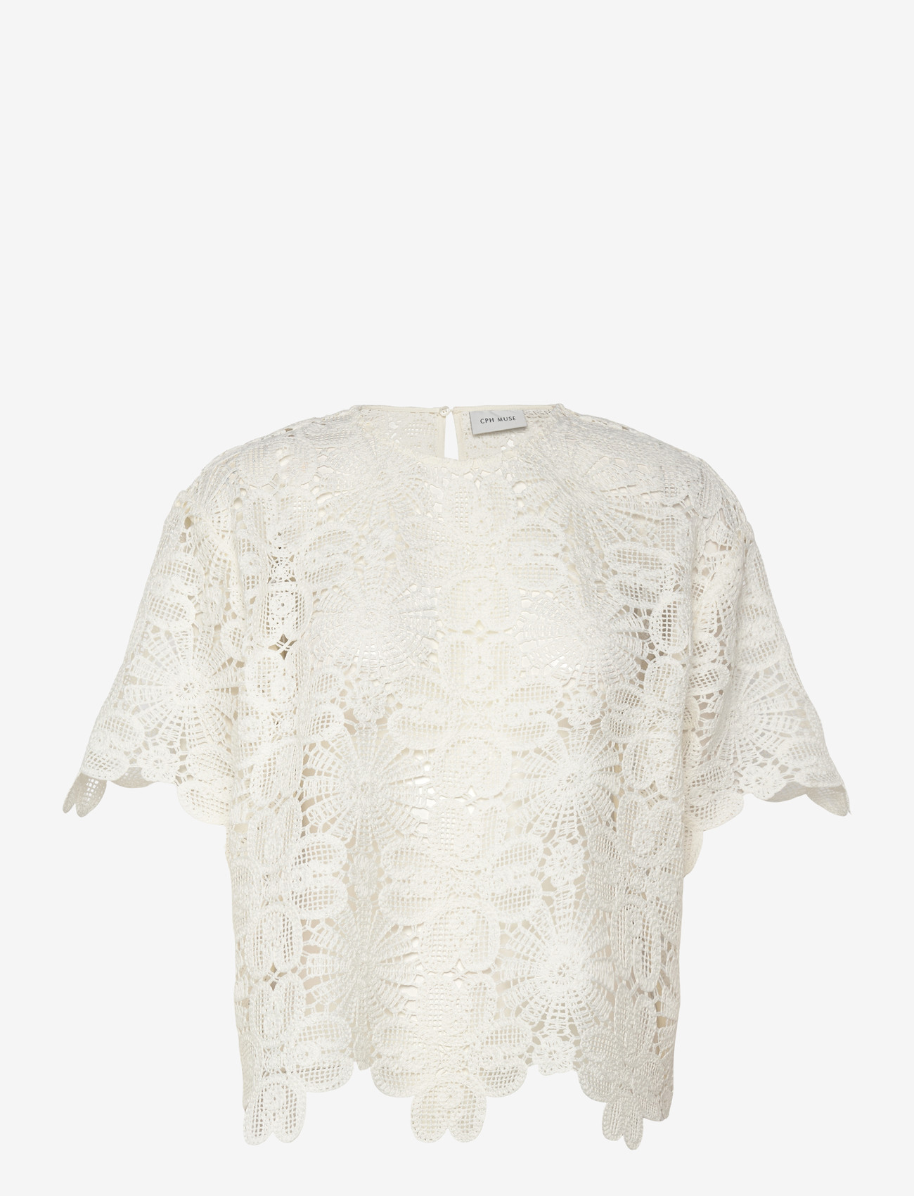 Copenhagen Muse - CMVILJA-BLOUSE - kurzämlige blusen - jet stream - 1