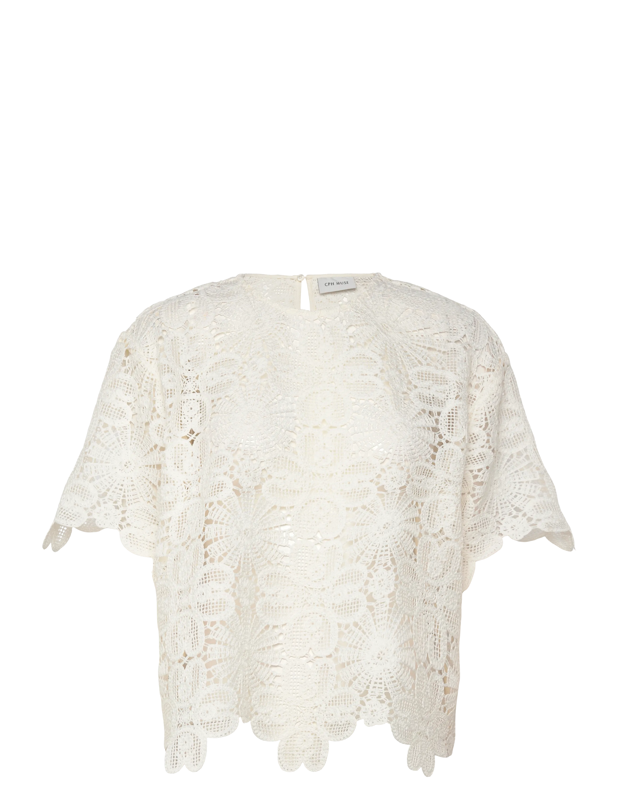 Copenhagen Muse CMVILJA-BLOUSE - Kläder - JET STREAM / cream