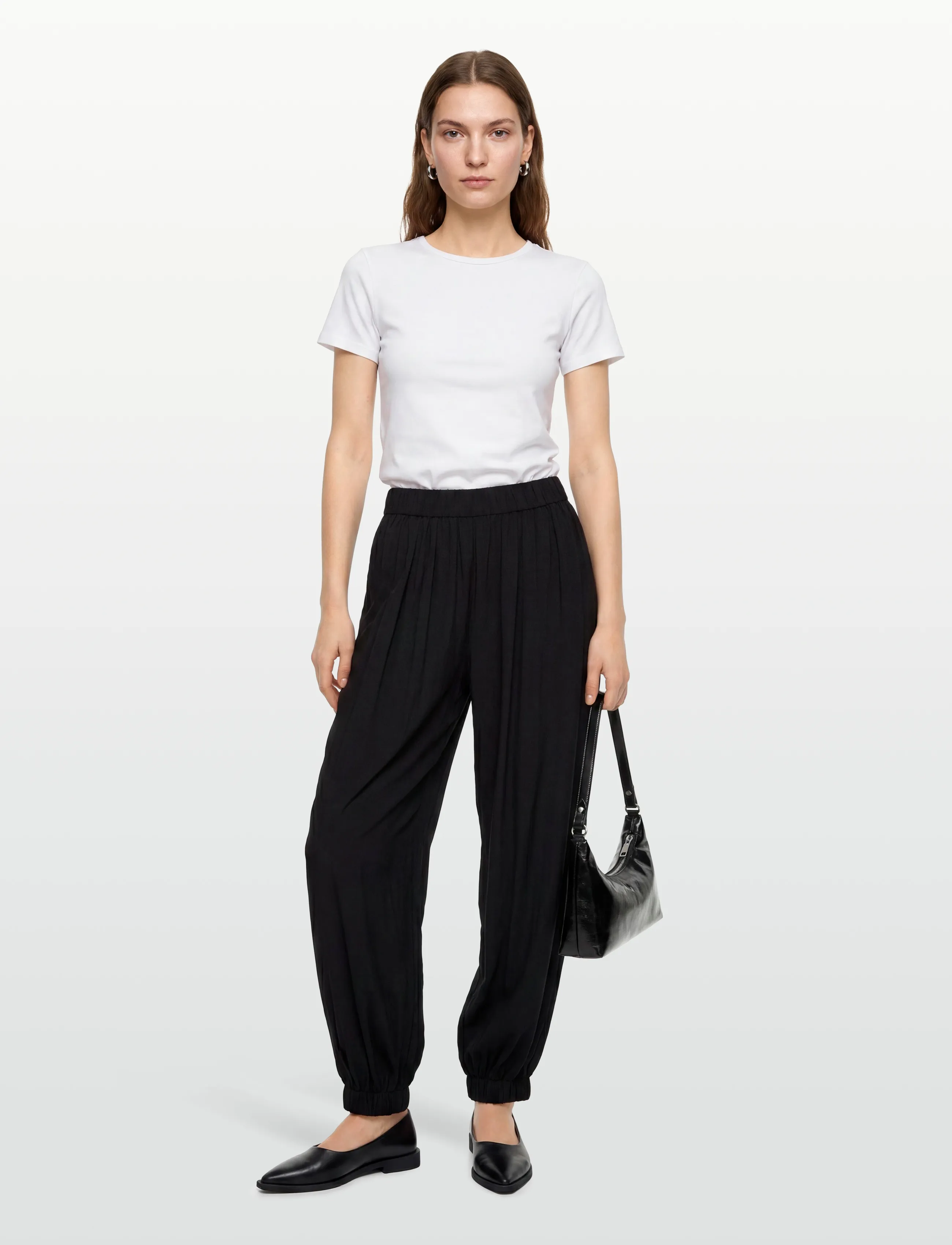 Copenhagen Muse cmtenley-Pants, S, Black, Bukser > Joggers, Dame