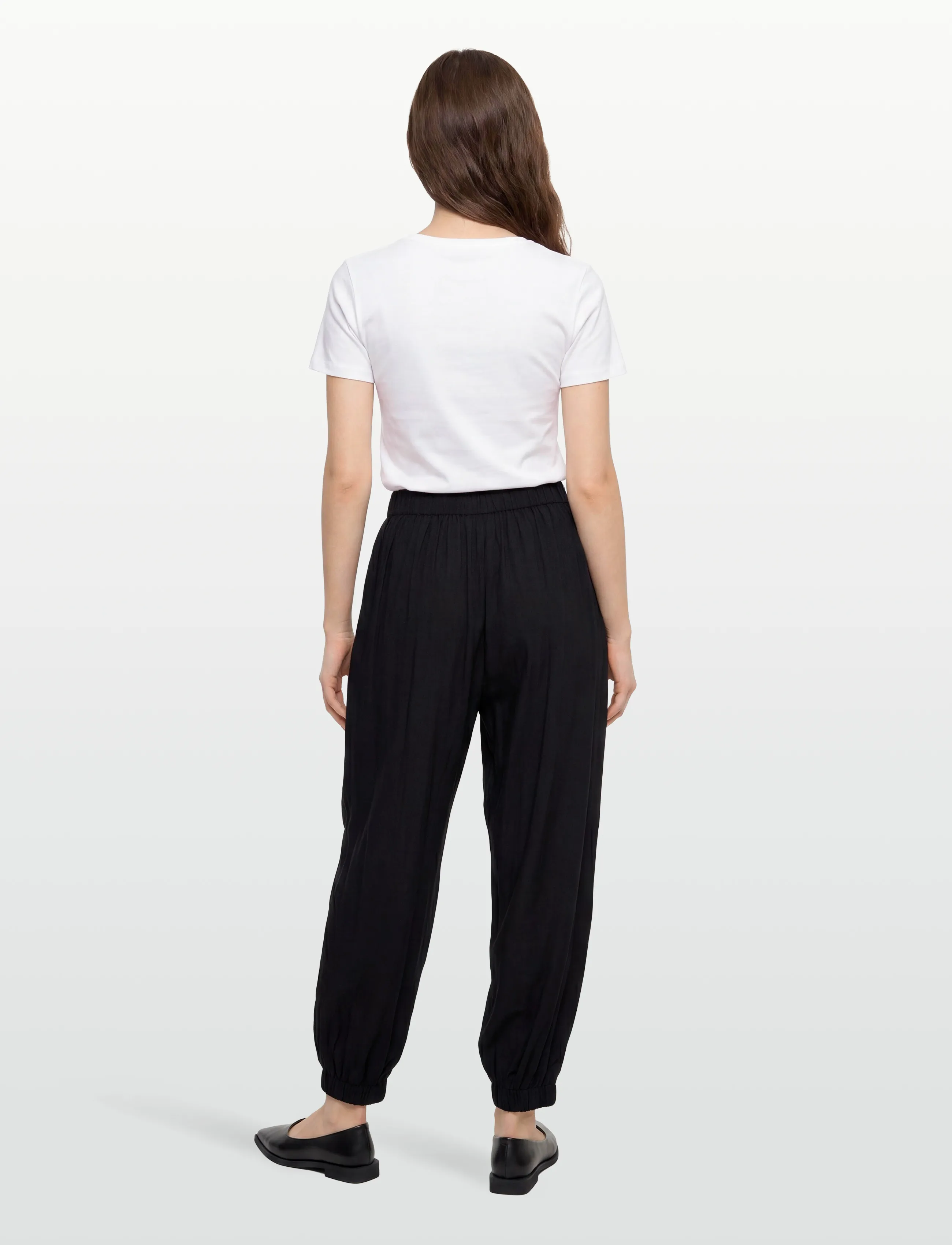 Copenhagen Muse - CMTENLEY-PANTS - barrel trousers - black - 4