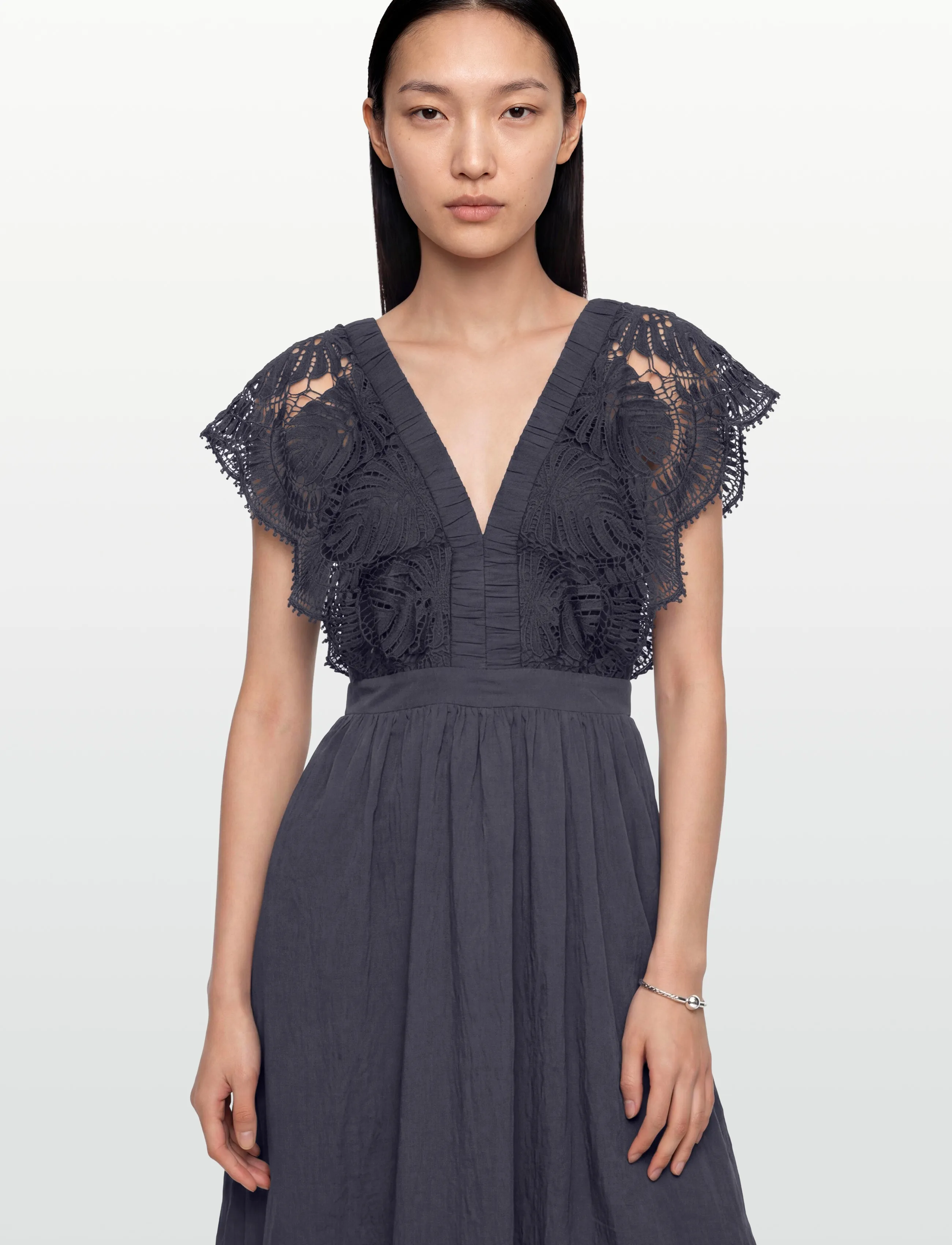 Copenhagen Muse - CMCOLE-DRESS - blondekjoler - india ink - 3