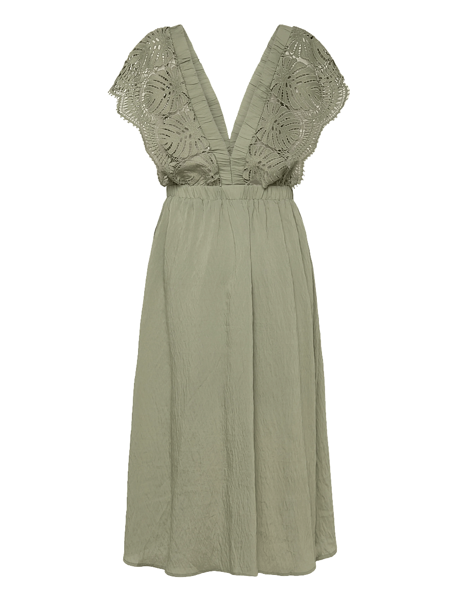 Copenhagen Muse - CMCOLE-DRESS - spitzenkleider - seagrass - 1