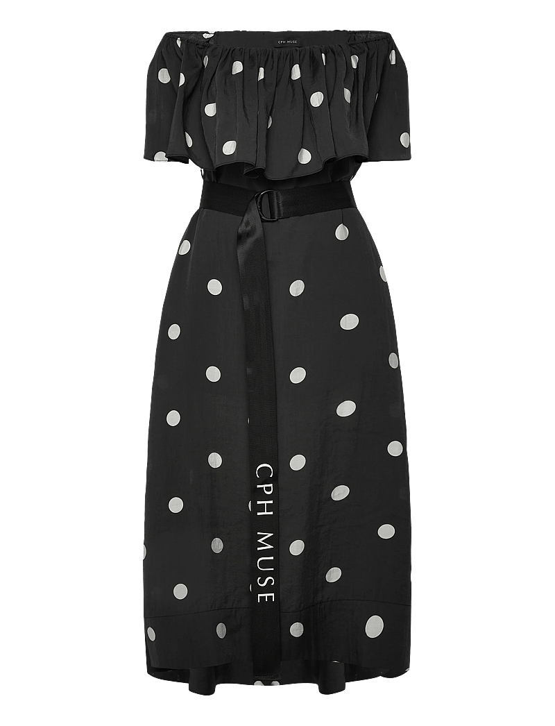 Copenhagen Muse - CMFIE-DRESS - suvekleidid - black w. jet stream - 0