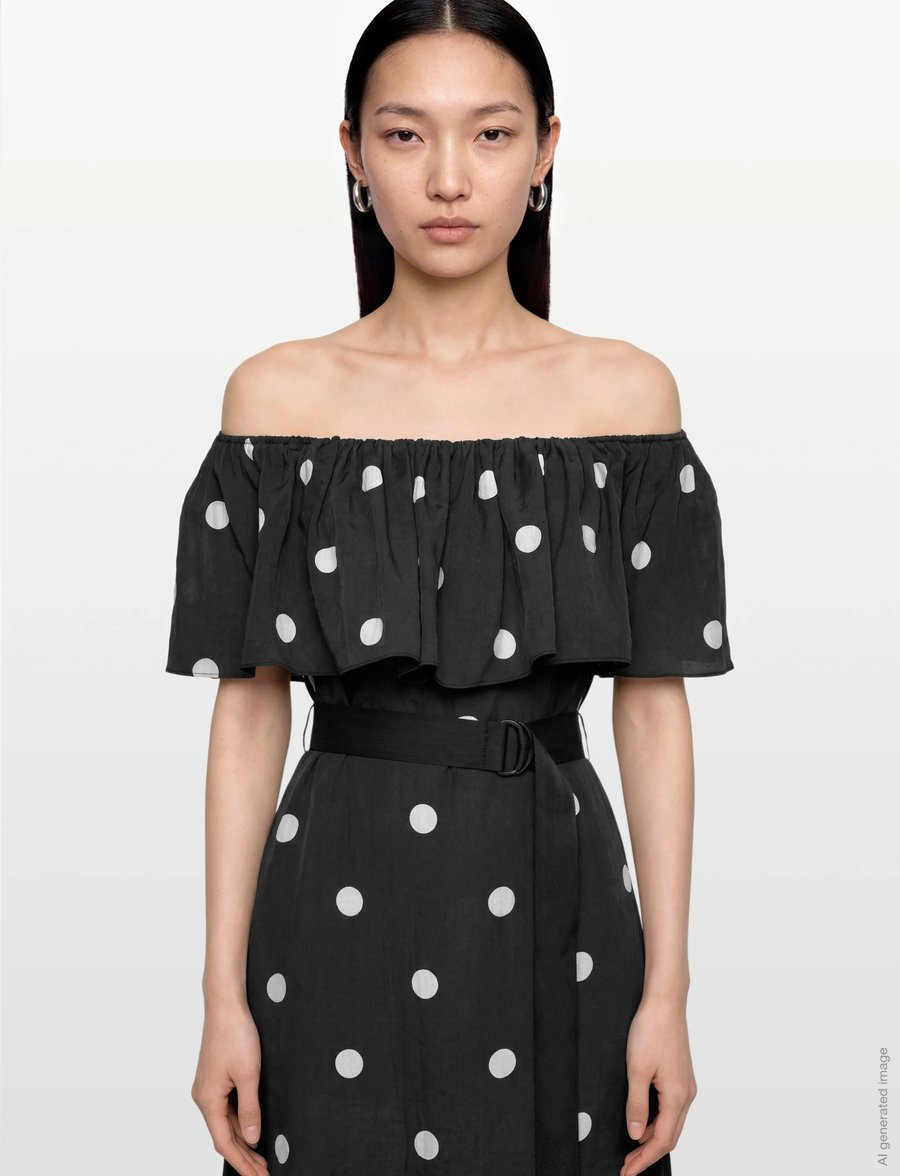 Copenhagen Muse - CMFIE-DRESS - sommerkleider - black w. jet stream - 4