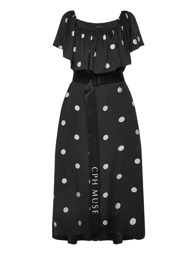 Copenhagen Muse - CMFIE-DRESS - suvekleidid - black w. jet stream - 2