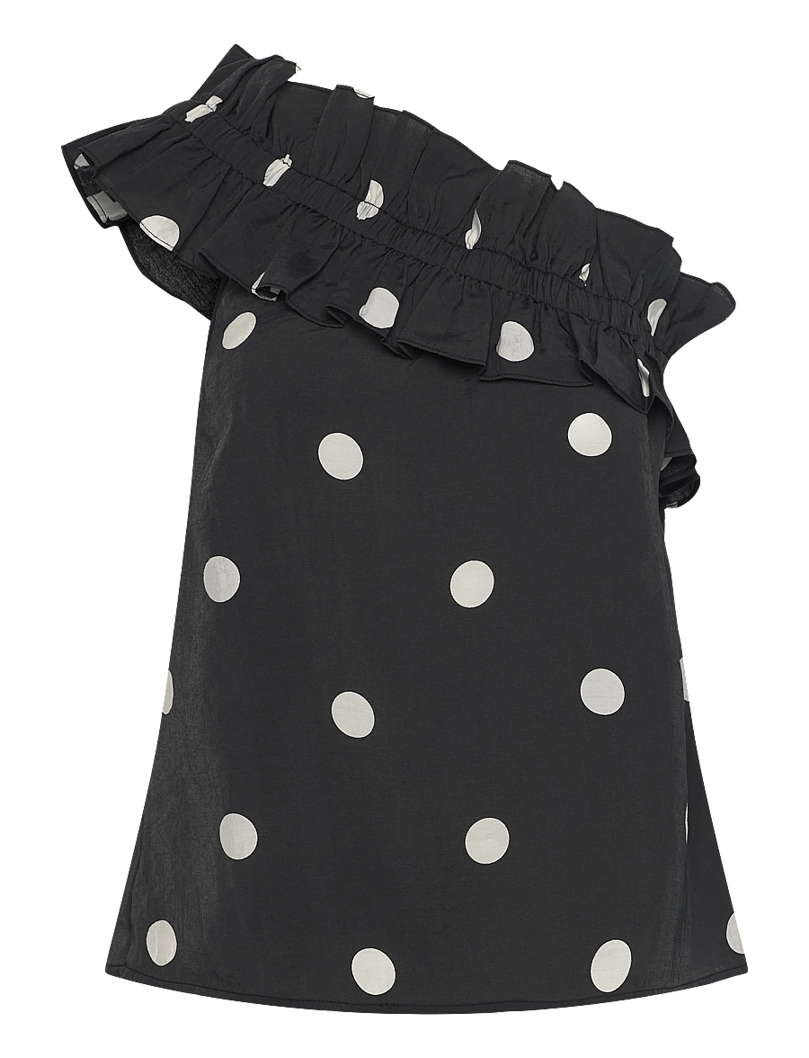 Copenhagen Muse - CMFIE-BLOUSE - bluzki bez rękawów - black w. jet stream - 1