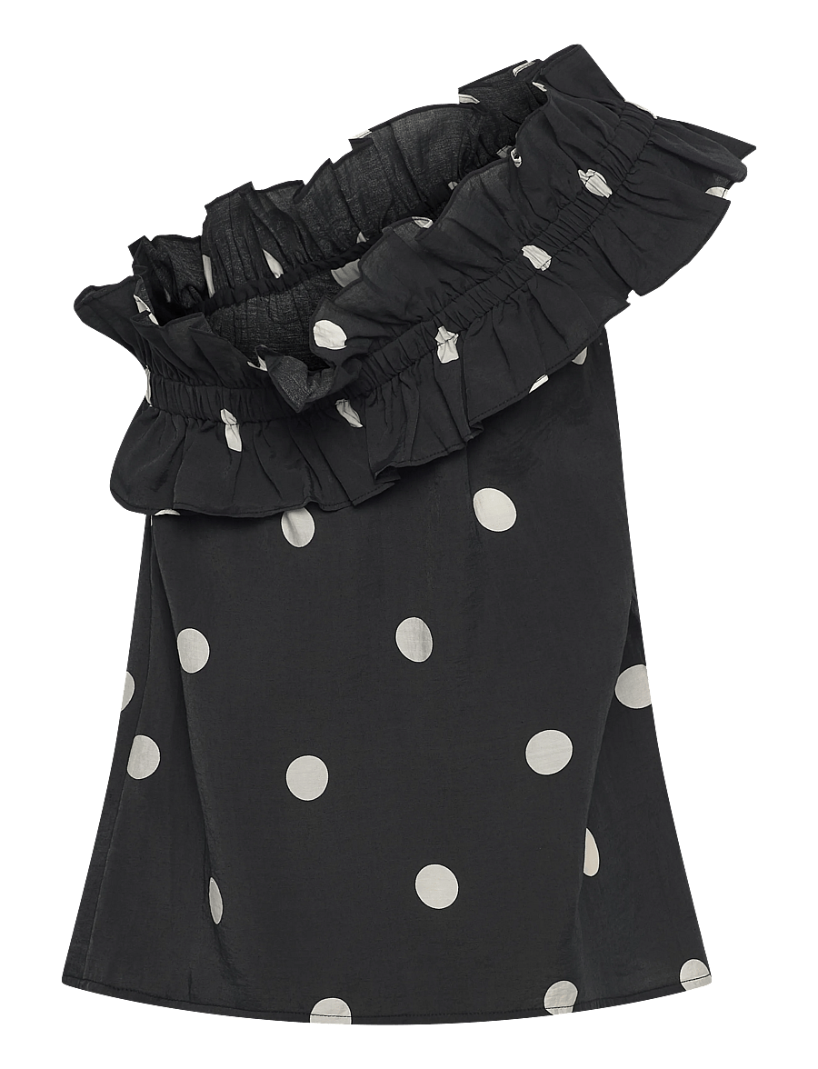 Copenhagen Muse - CMFIE-BLOUSE - bluzki bez rękawów - black w. jet stream - 2
