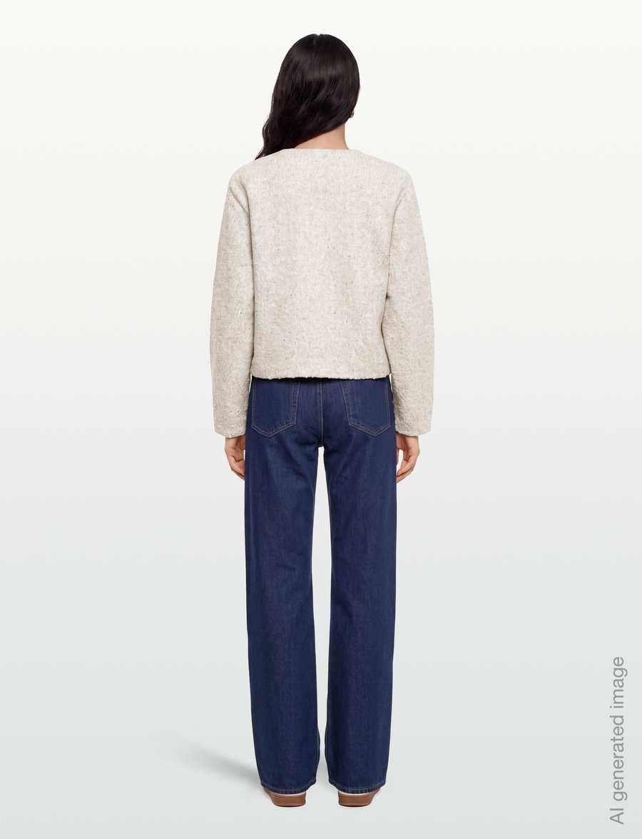Copenhagen Muse - CMBUCCO-JACKET - muotitrendit - jet stream mel. - 4