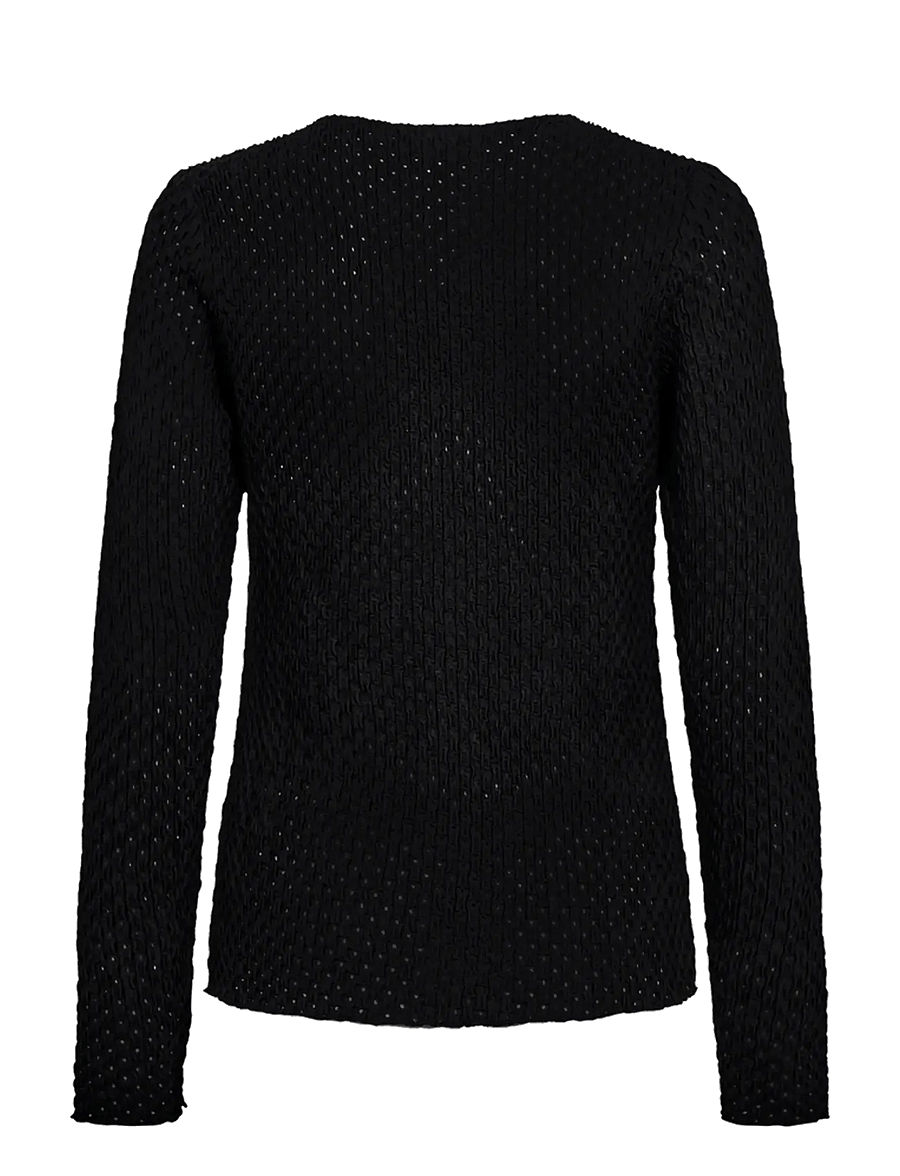 Copenhagen Muse - CMBOBBIE-BLOUSE - long sleeved blouses - black - 1