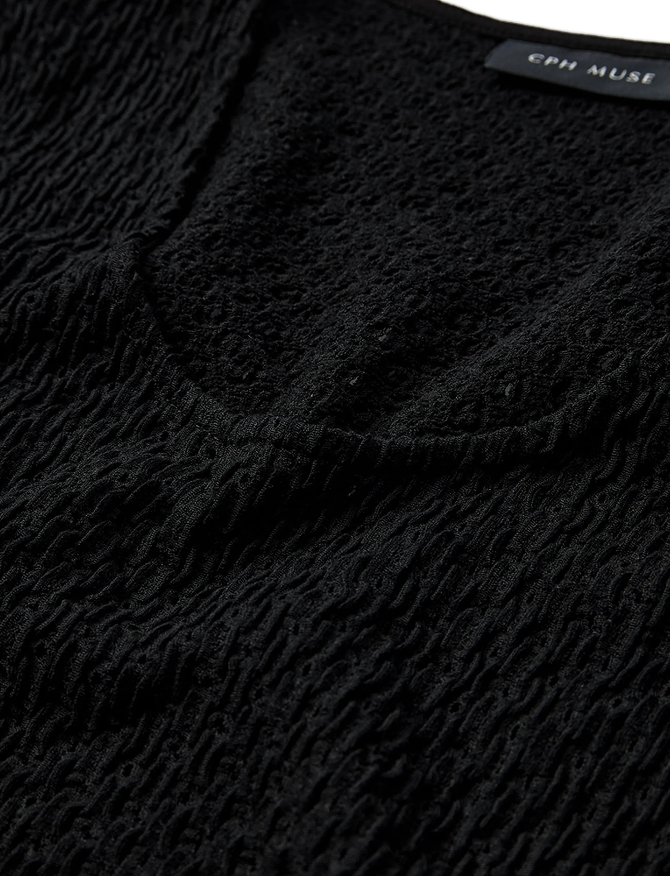 Copenhagen Muse - CMBOBBIE-BLOUSE - long sleeved blouses - black - 2