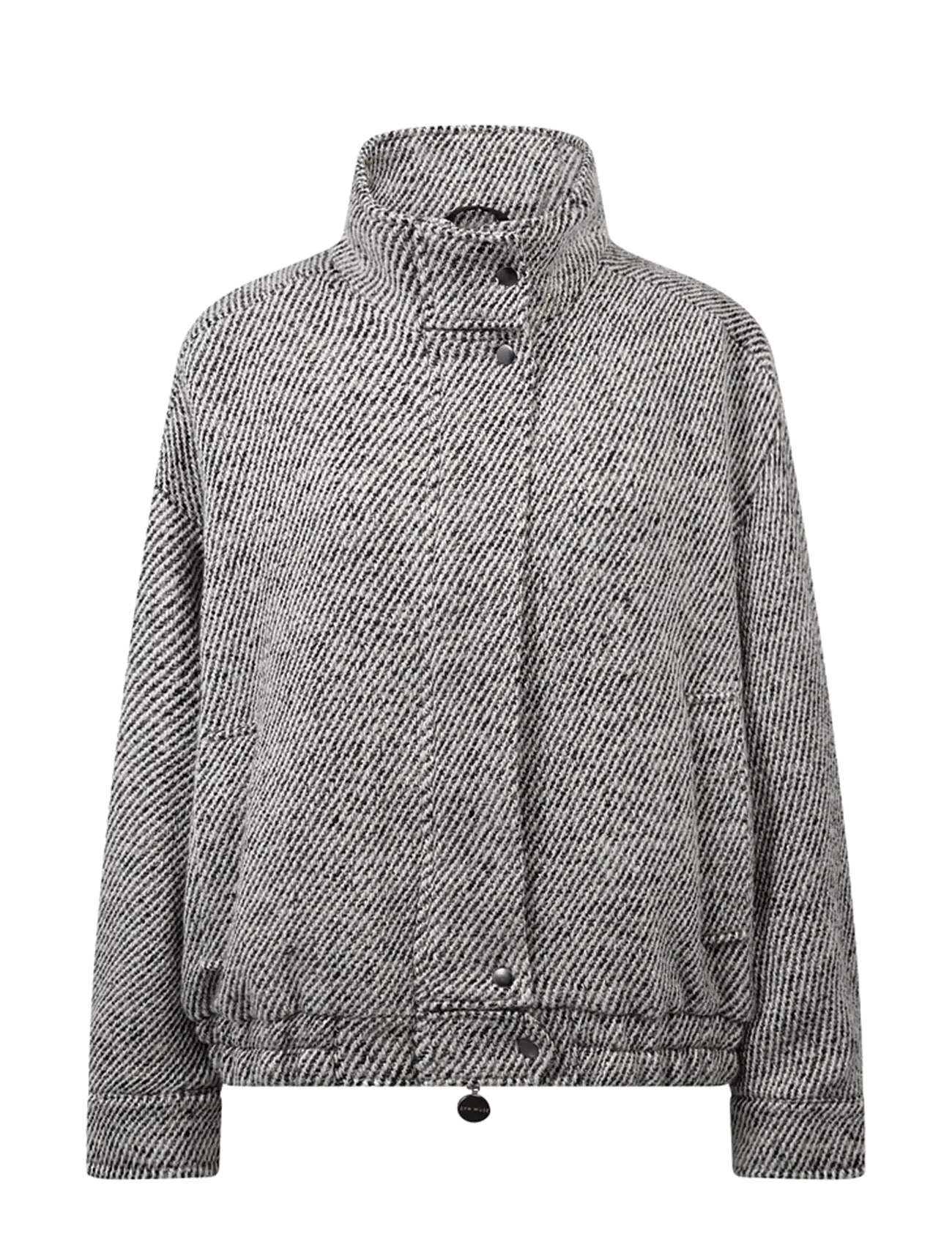 Copenhagen Muse - CMCHELSEA-JACKET - wolljacken - black w. jet stream melange - 1
