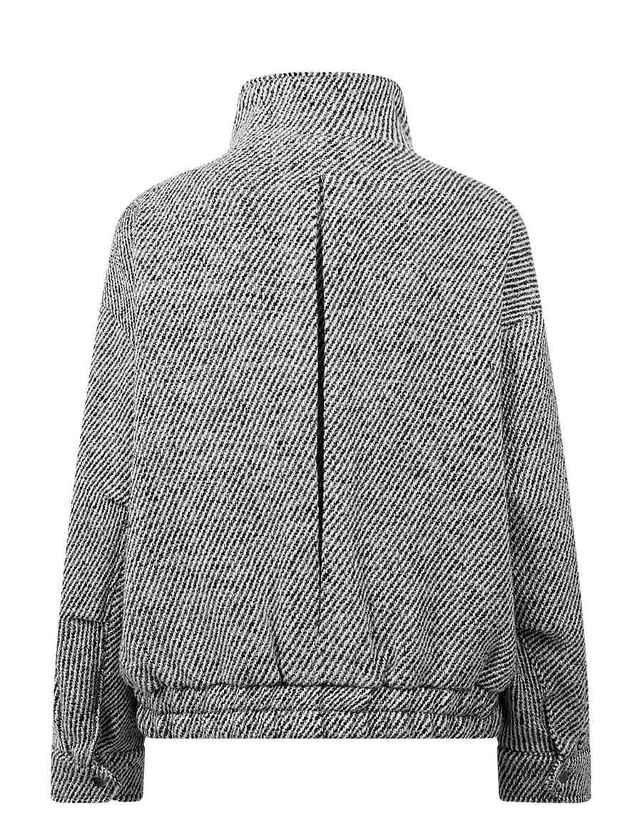 Copenhagen Muse - CMCHELSEA-JACKET - wolljacken - black w. jet stream melange - 2