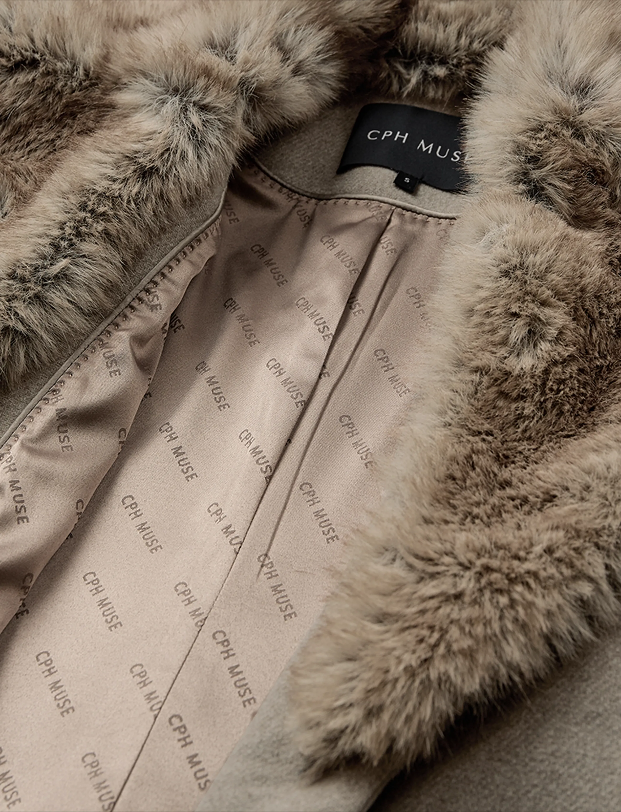 Copenhagen Muse - CMABIGAIL-COAT - winter jackets - winter twig melange - 5