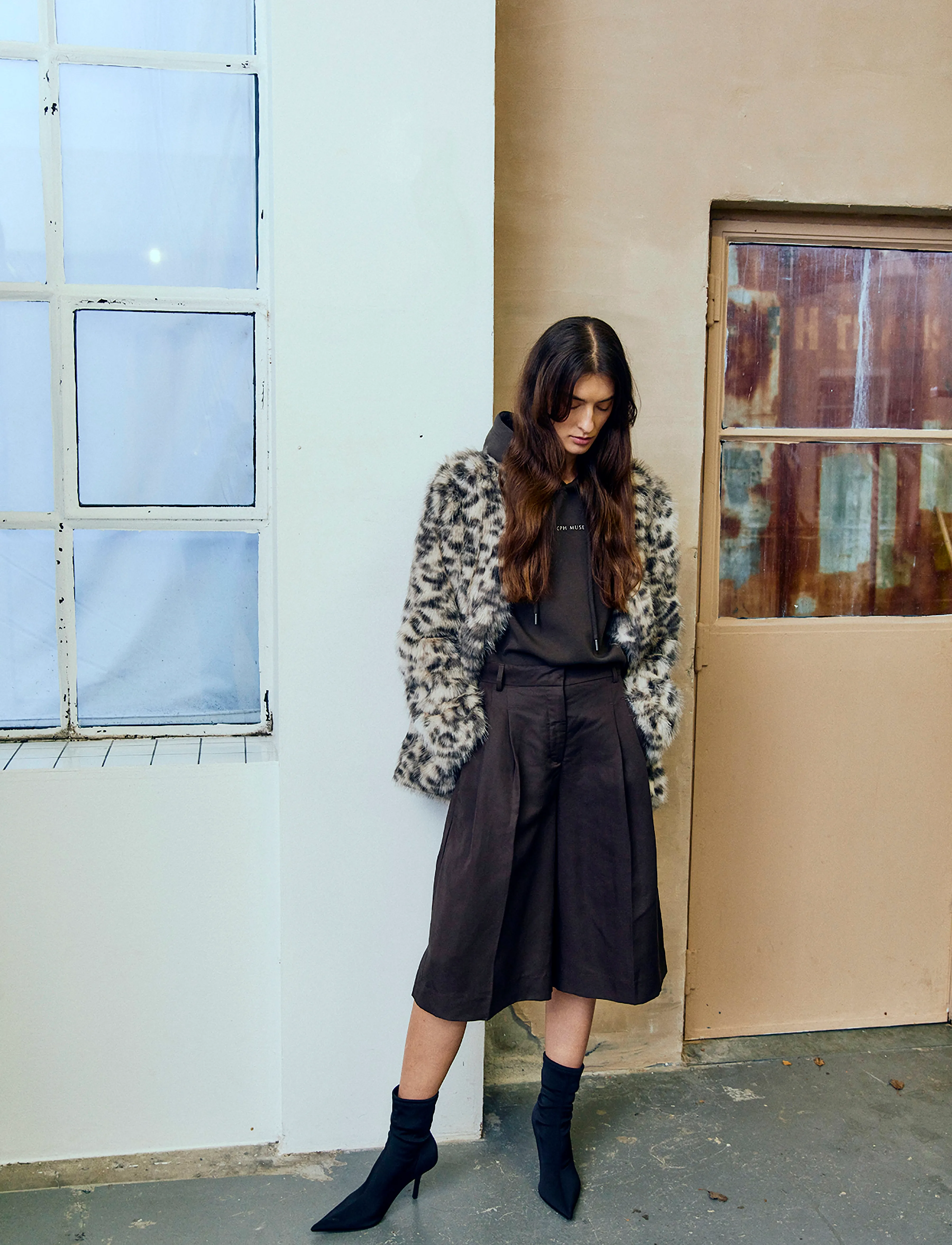 Copenhagen Muse CMFOLU-JACKET - Kleidung - JET STREAM W. DECEMBER SKY / cream