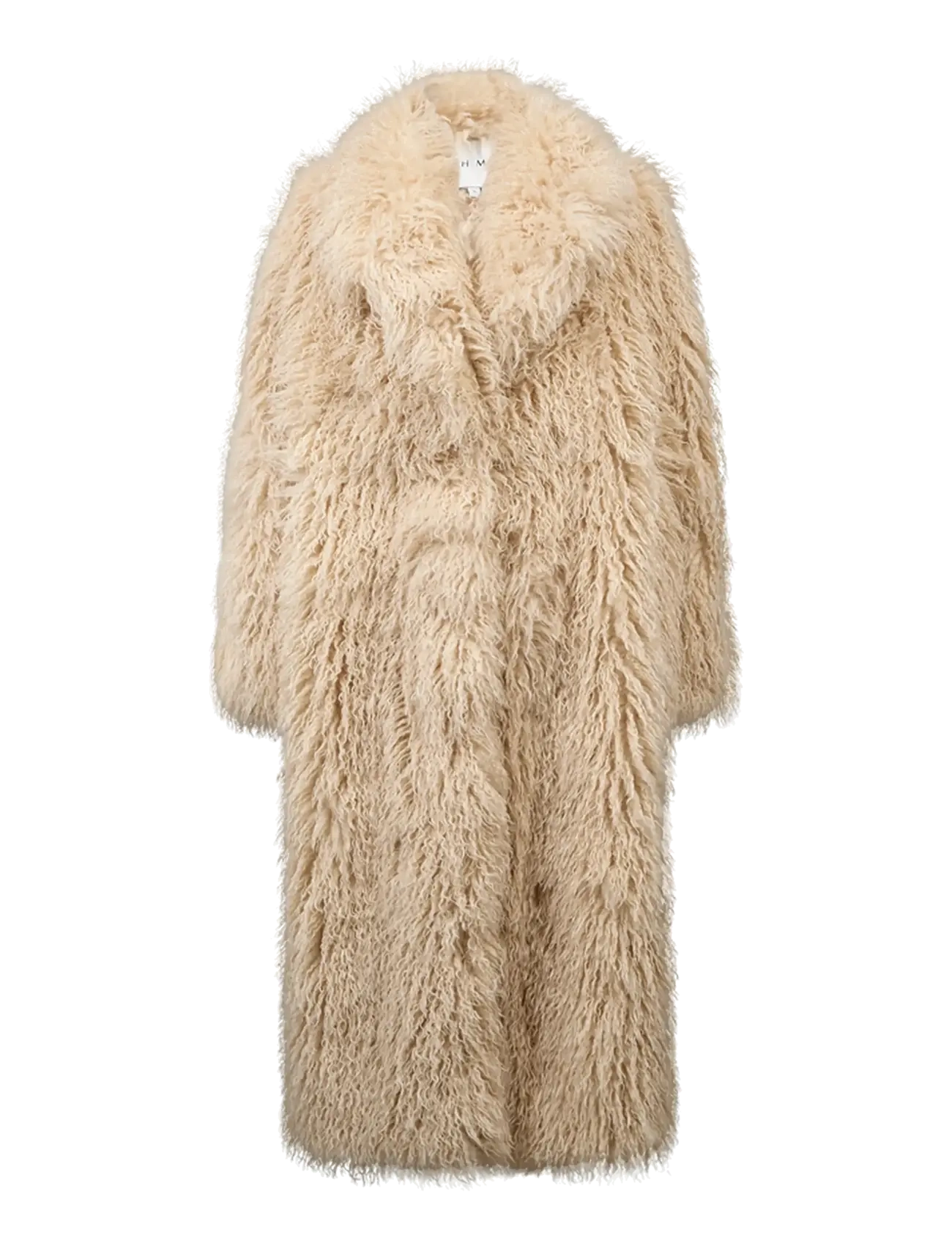 Copenhagen Muse - CMFURLY-COAT - fuskpäls - jet stream mel. - 1