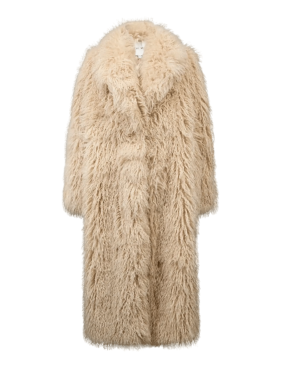 Copenhagen Muse - CMFURLY-COAT - fuskpäls - jet stream mel. - 1