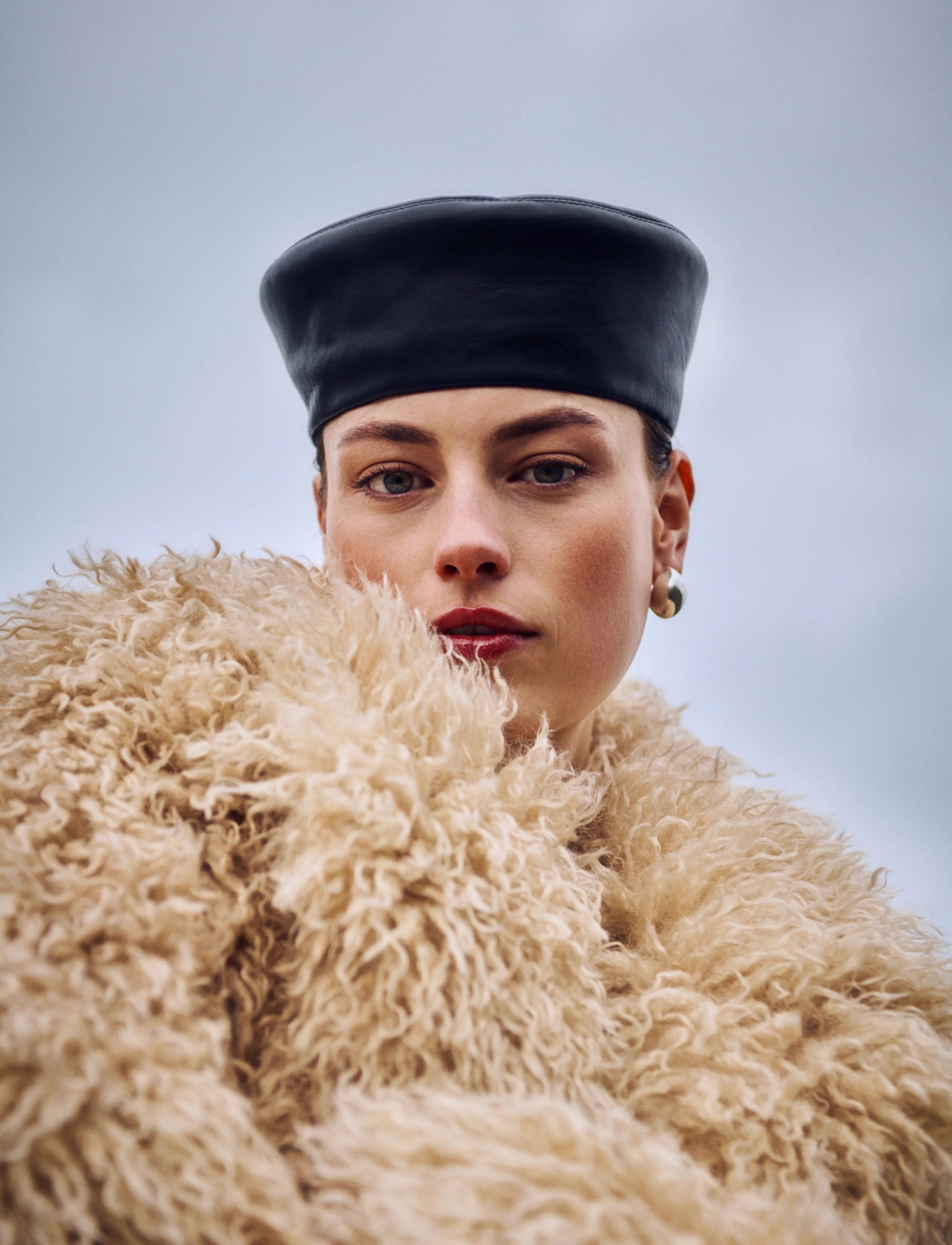 Copenhagen Muse - CMFURLY-COAT - fuskpäls - jet stream mel. - 4