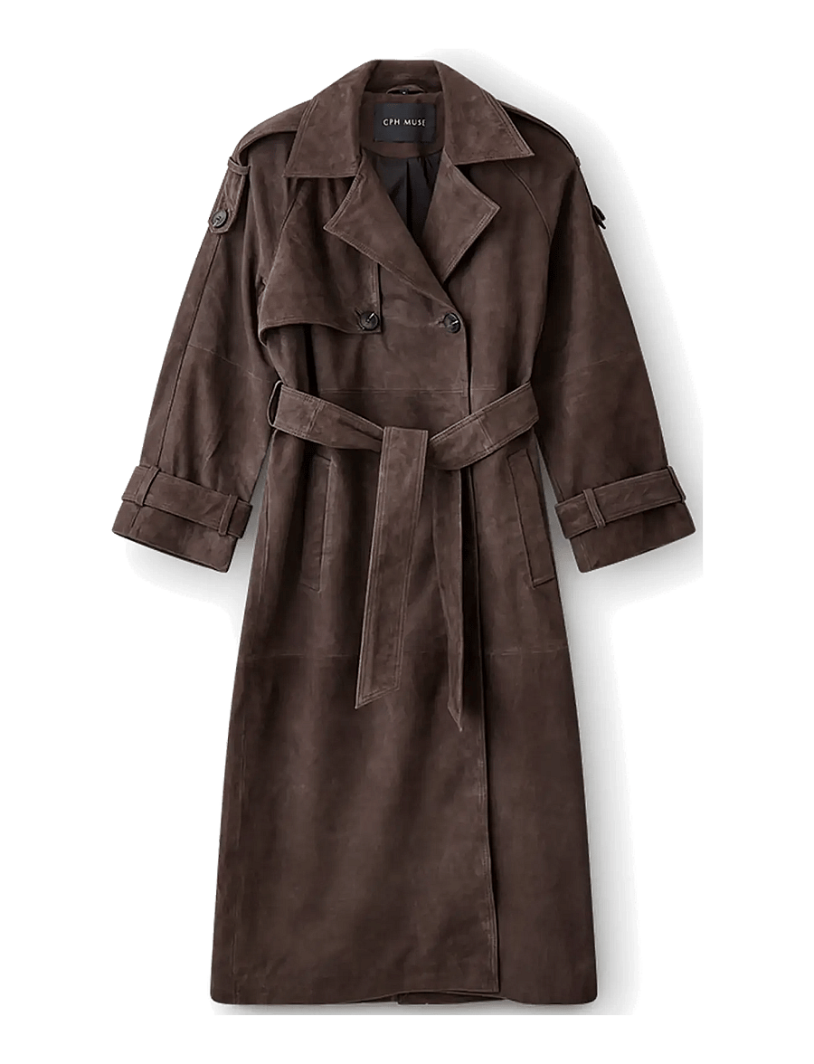 Copenhagen Muse - CMSKILAR-COAT - trenchcoats - mulch - 1