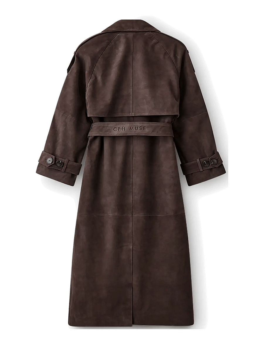 Copenhagen Muse - CMSKILAR-COAT - trenchcoats - mulch - 2