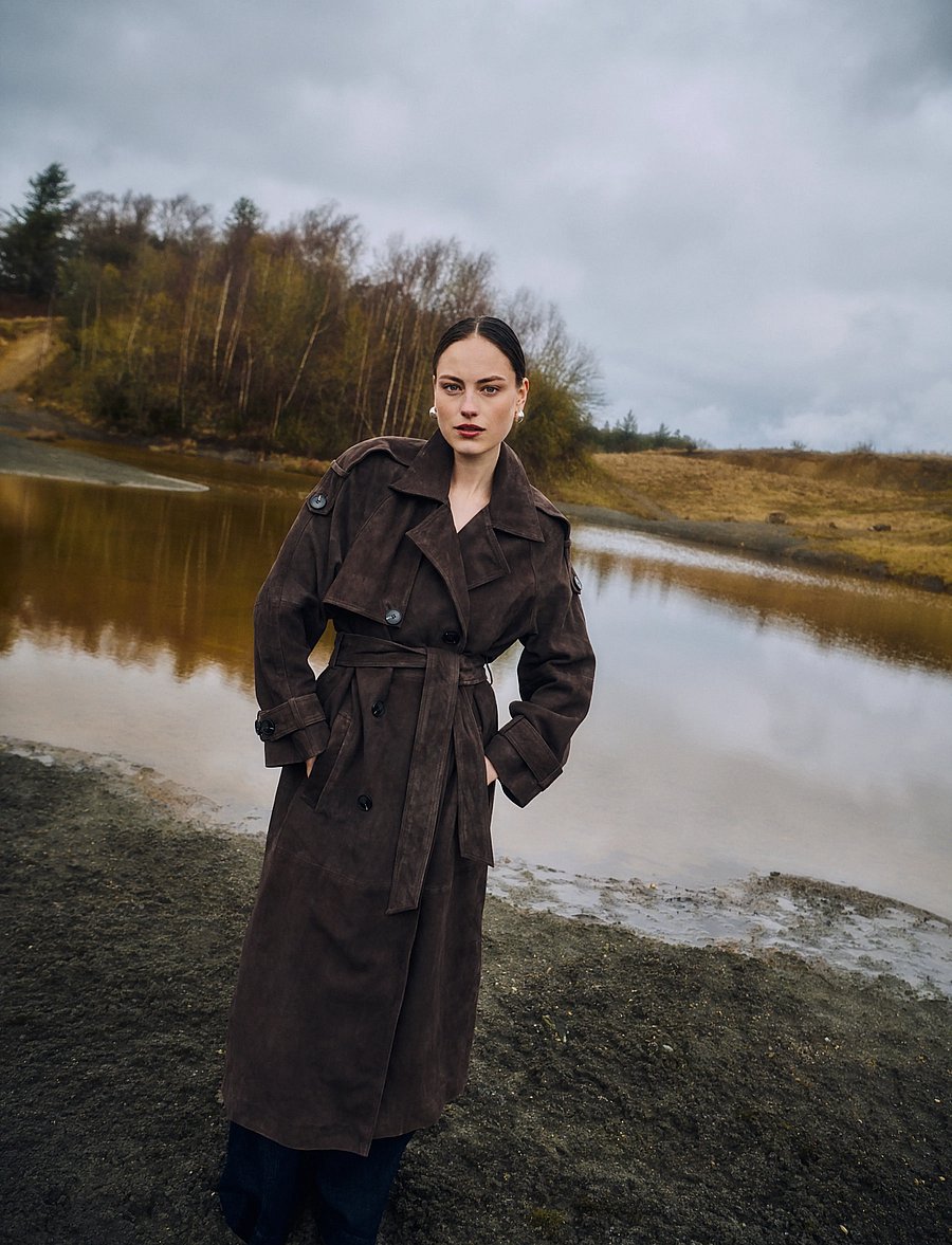 Copenhagen Muse - CMSKILAR-COAT - trenchcoats - mulch - 0