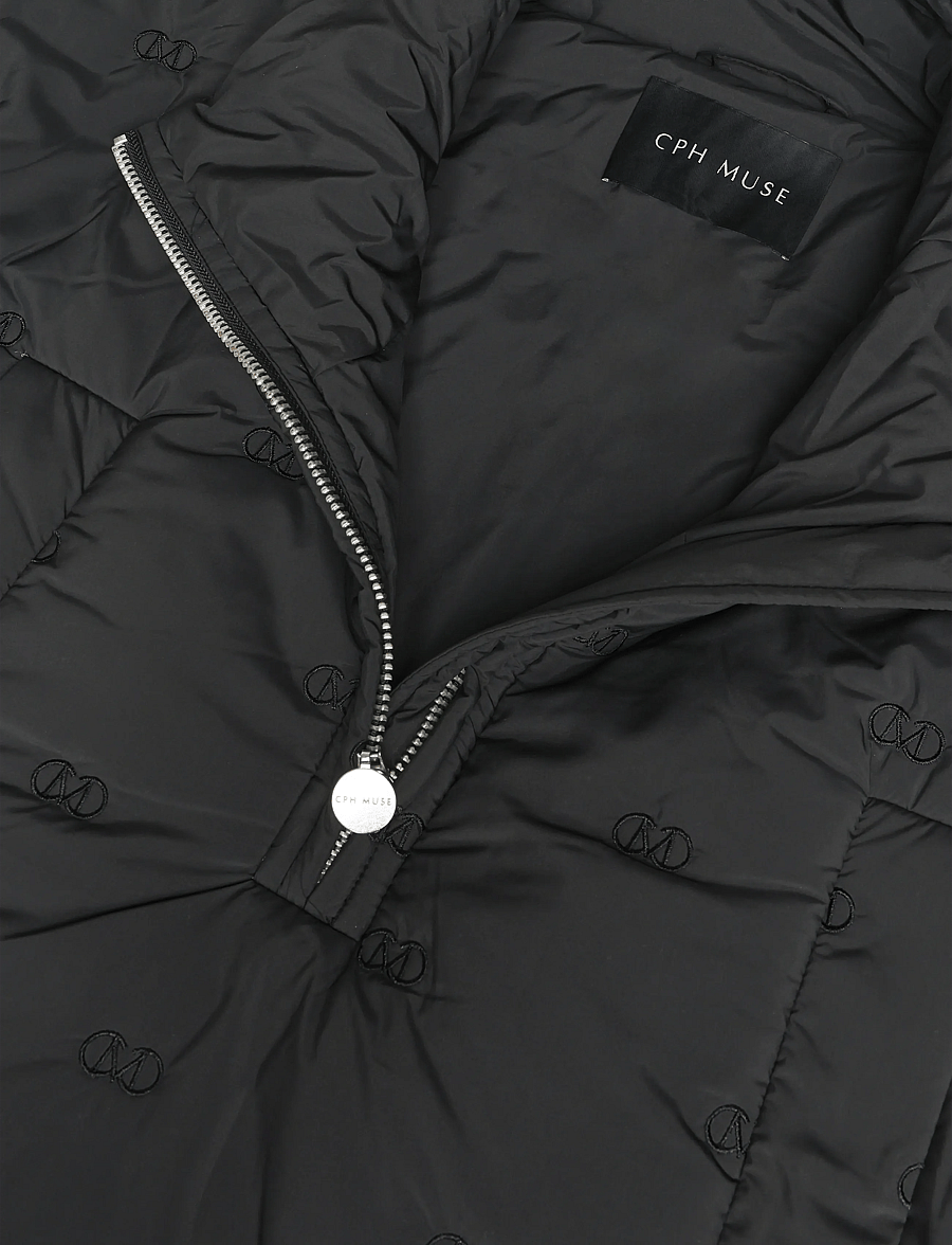 Copenhagen Muse - CMNETTI-CAPE - winterjacken - black - 2